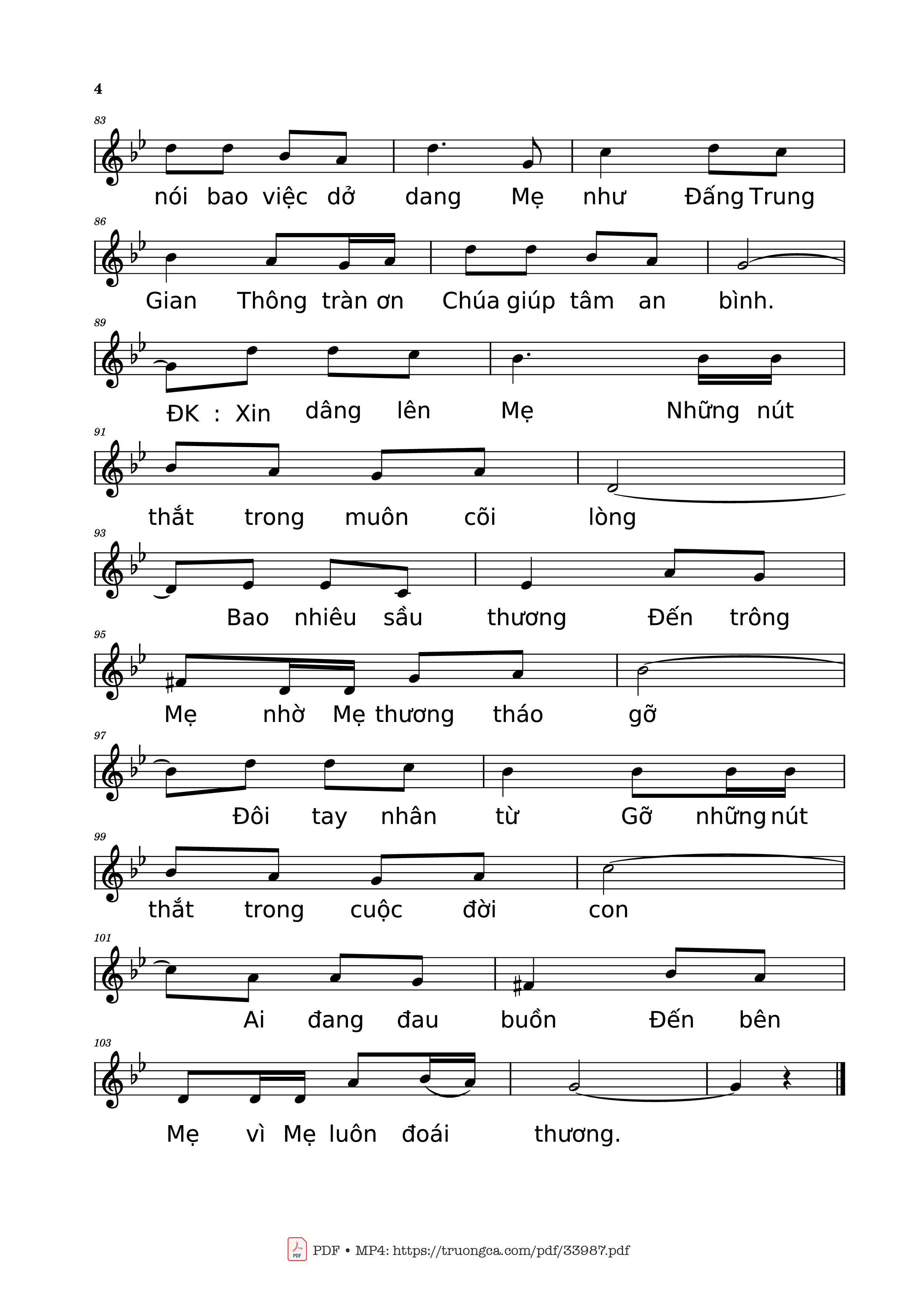 Page 4 of Sheet music PDF Maria Mẹ Tháo Gỡ - FIAT, SC