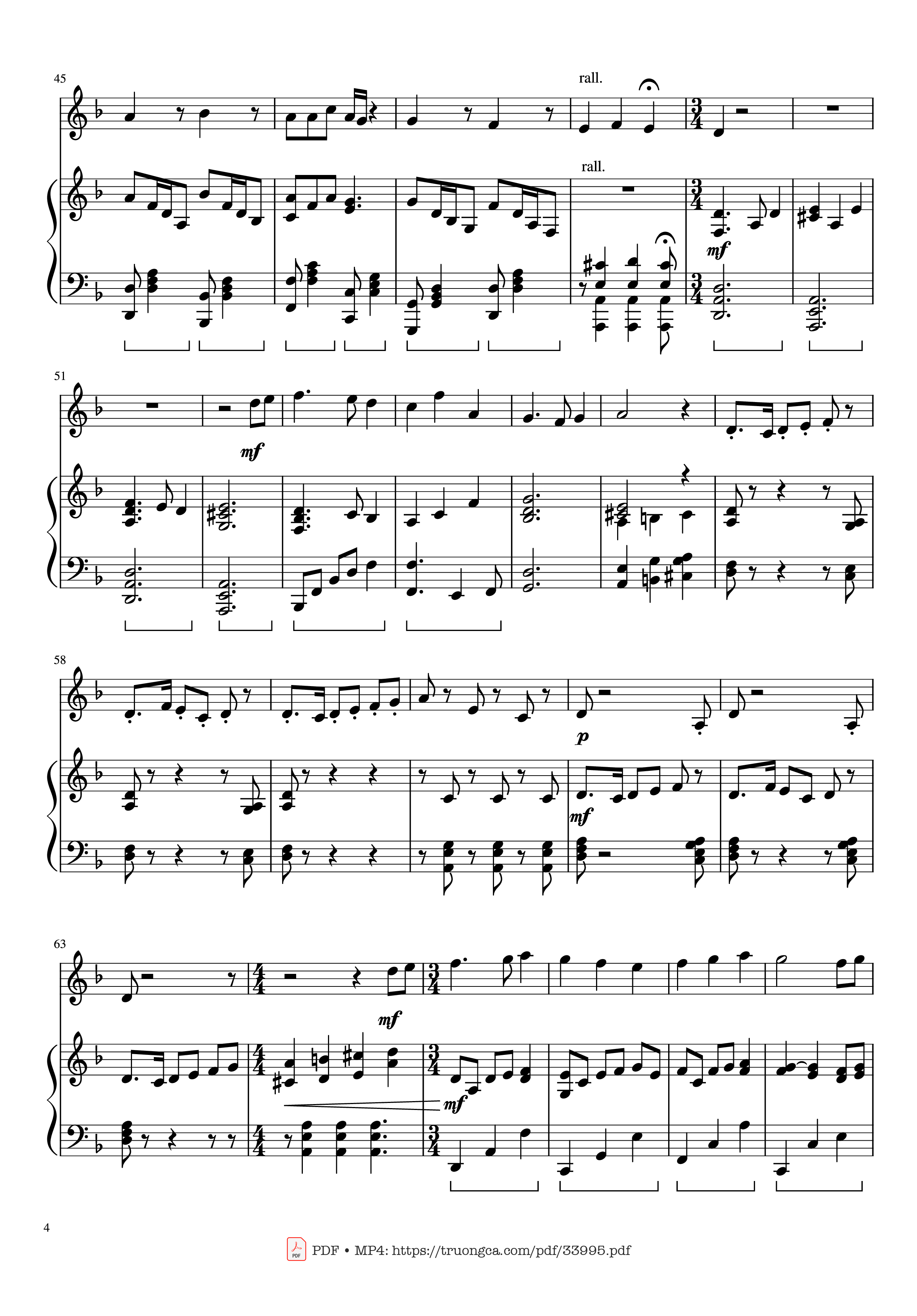 Page 4 of Sheet music PDF Piano Pirates of the Caribbean Piano & Violin - Hans Zimmer