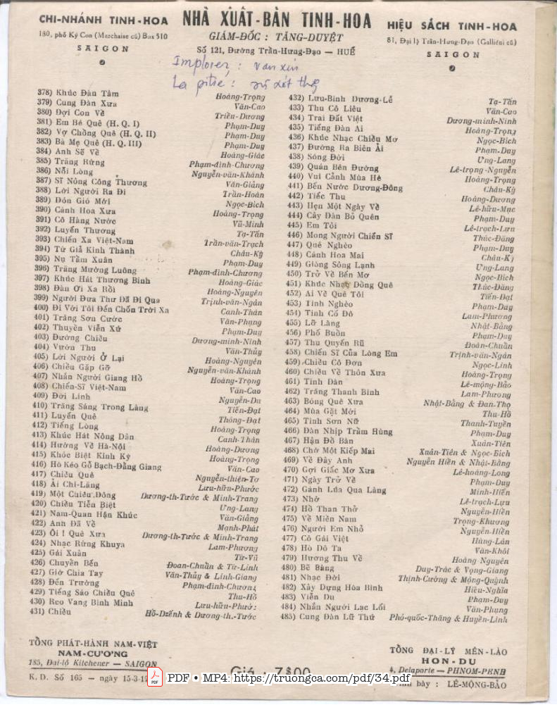 Page 4 of Sheet music PDF Ai về quê tôi - Tiến Đạt