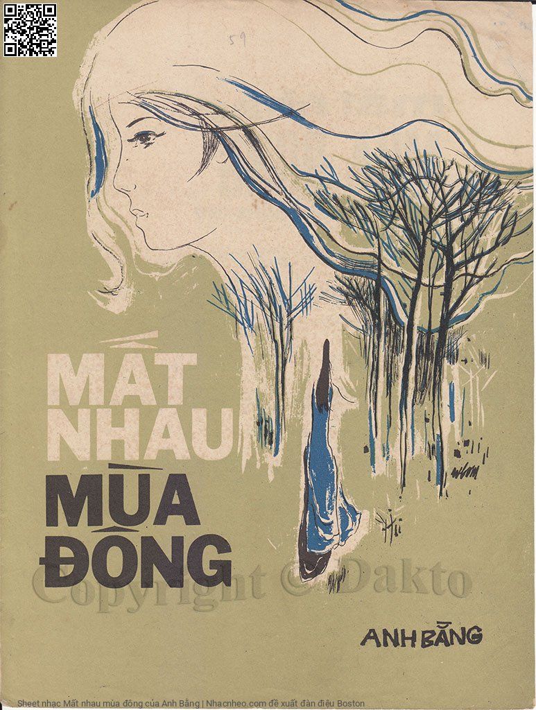 Sheet PDF of Mất nhau mùa đông