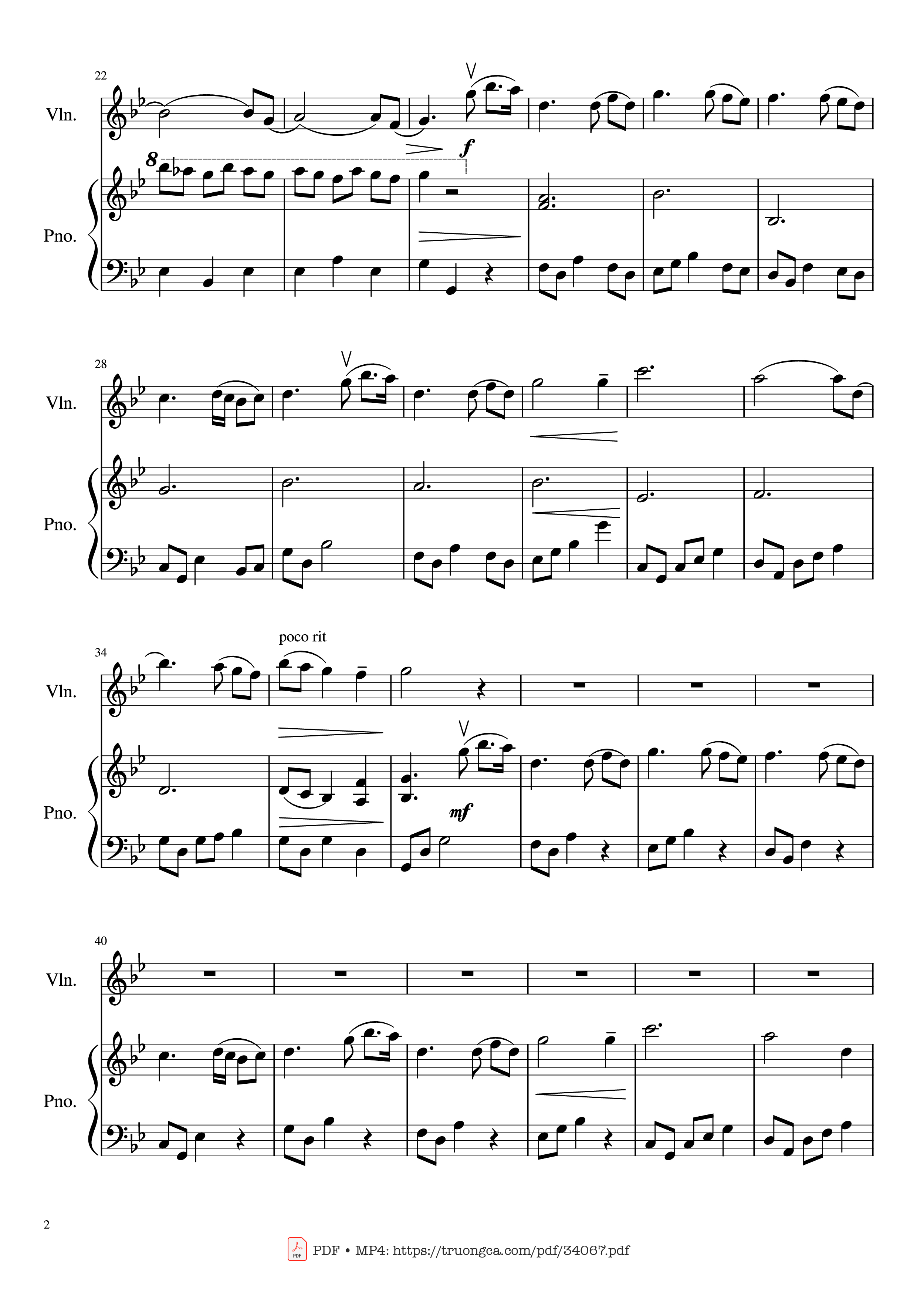 Page 2 of Sheet music PDF Piano A Time For Us Piano & Violin - Andy Williams