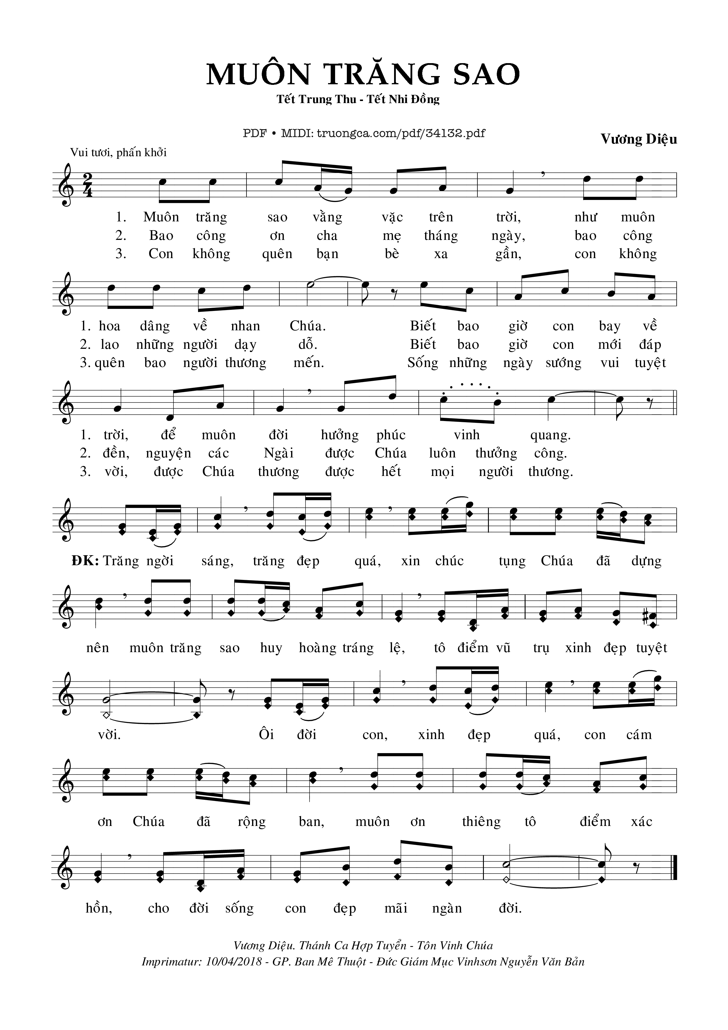 Muôn Trăng Sao - Vương Diệu