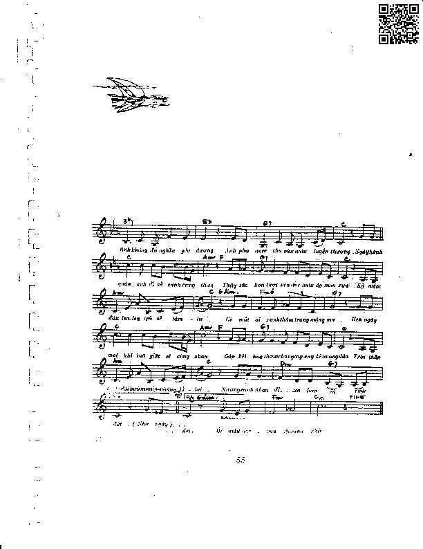 Page 2 of Sheet music PDF Màu kỷ niệm - Phạm Đình Chương