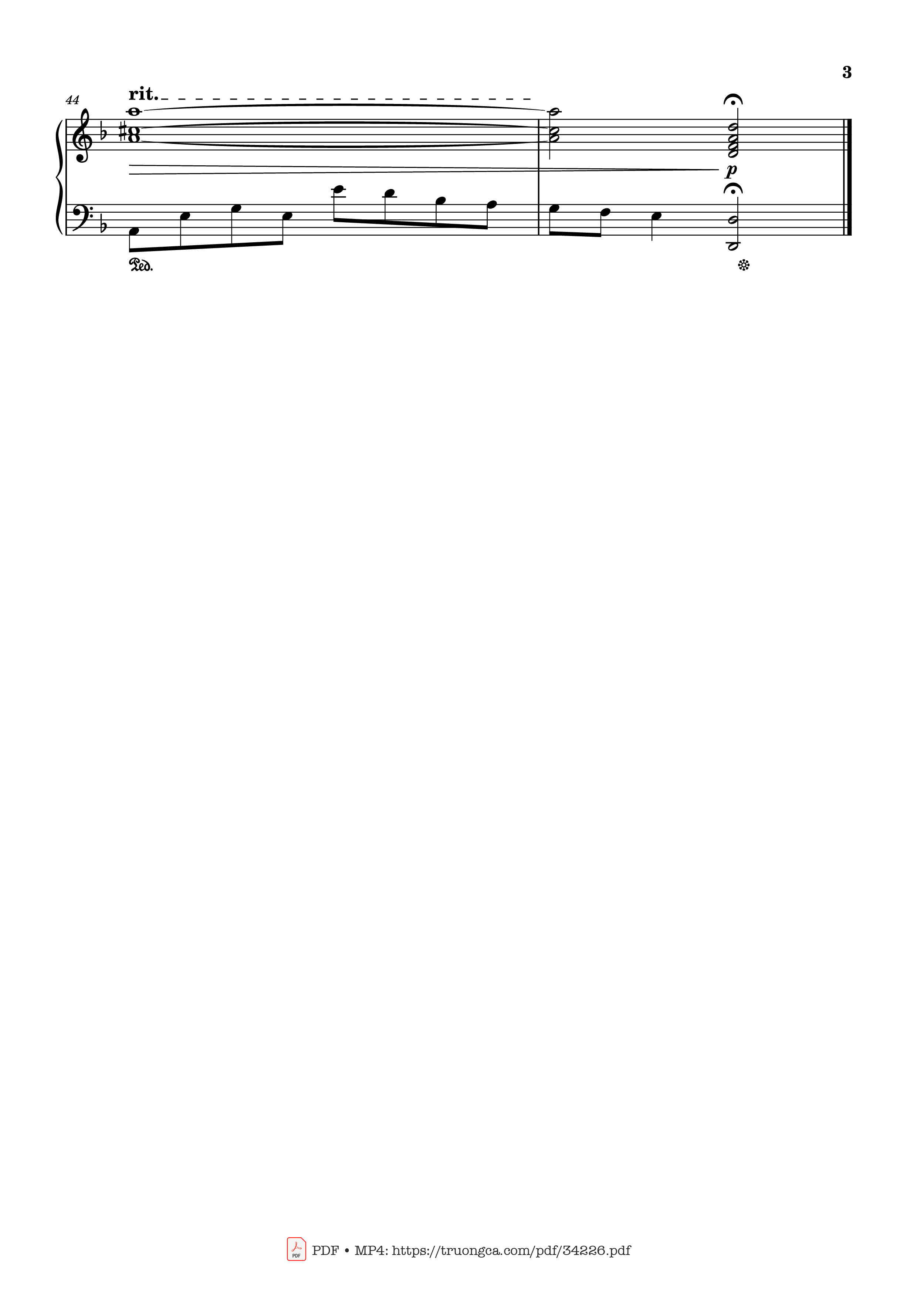 Page 3 of Sheet music PDF Piano Woman in Love Piano - Robin Hugh Gibb