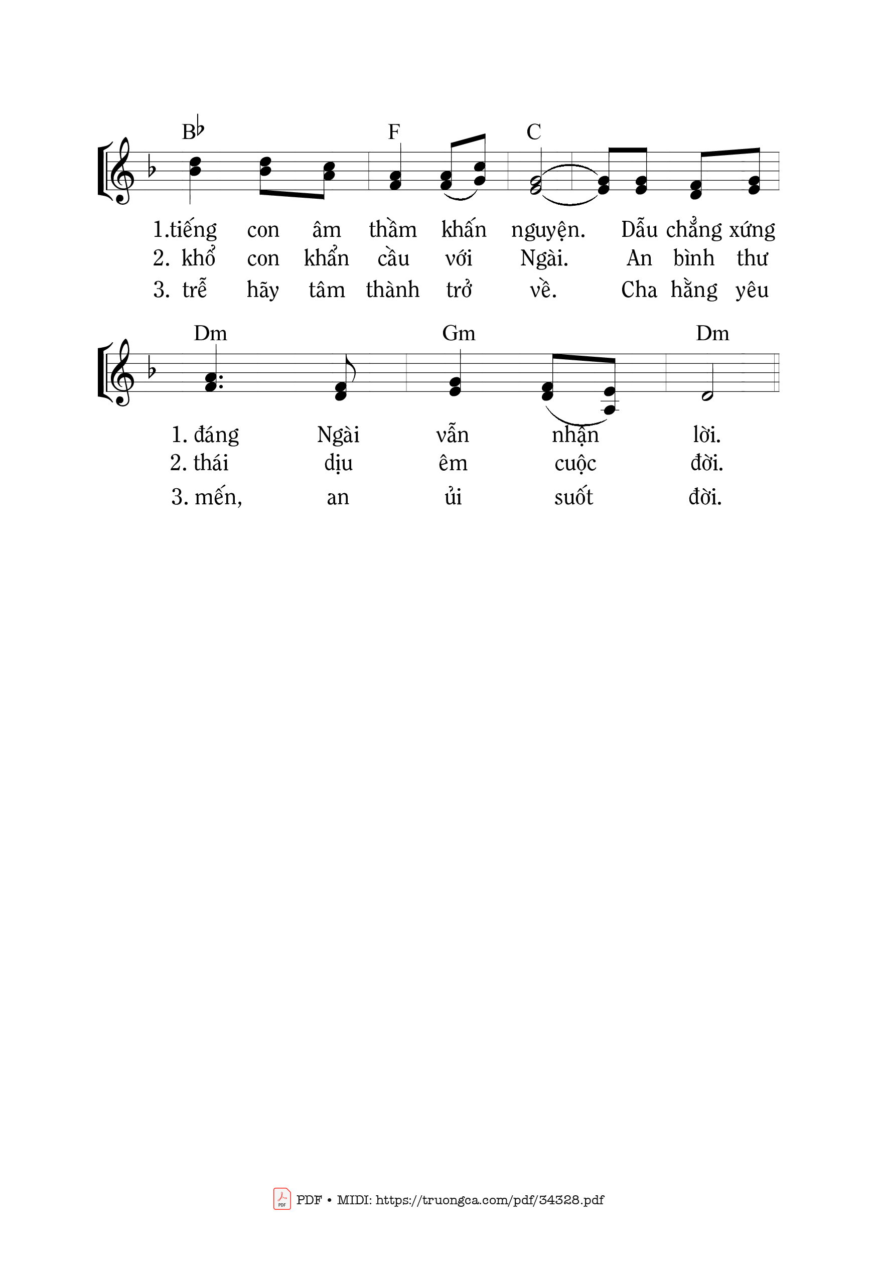 Page 2 of Sheet music PDF Xin Sẽ Được - Mi Trầm