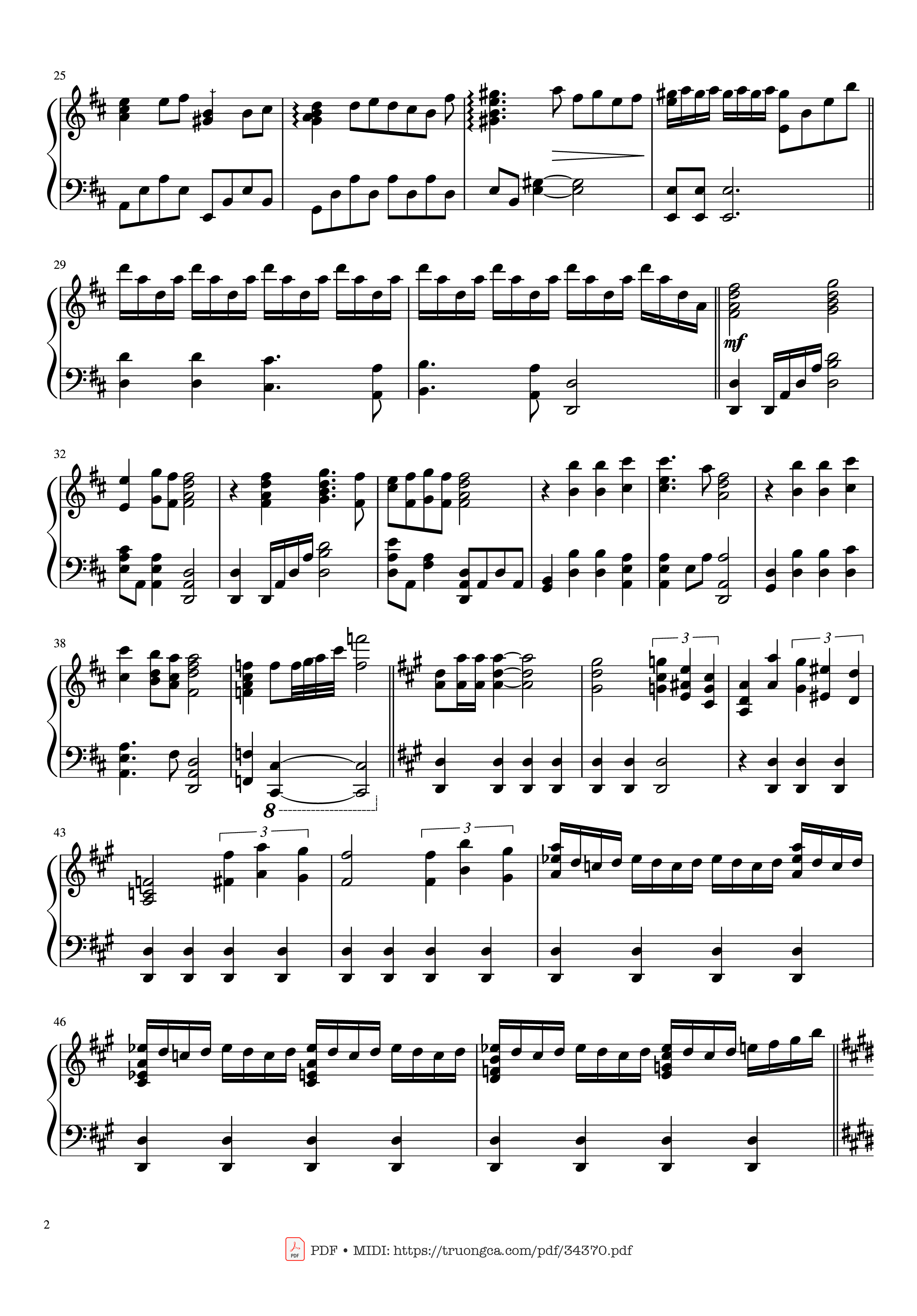Page 2 of Sheet music PDF Piano Test Drive - How to Train Your Dragon Piano - John Powell