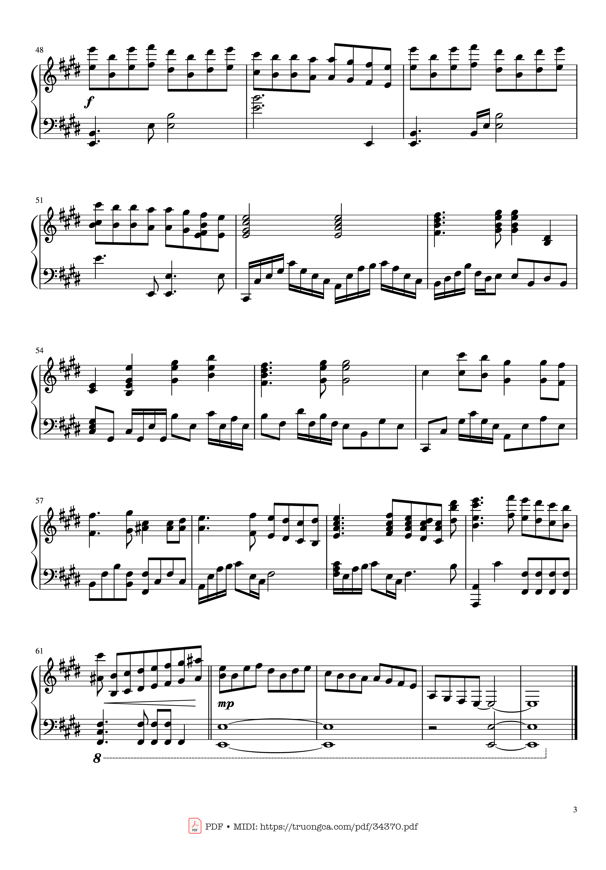 Page 3 of Sheet music PDF Piano Test Drive - How to Train Your Dragon Piano - John Powell