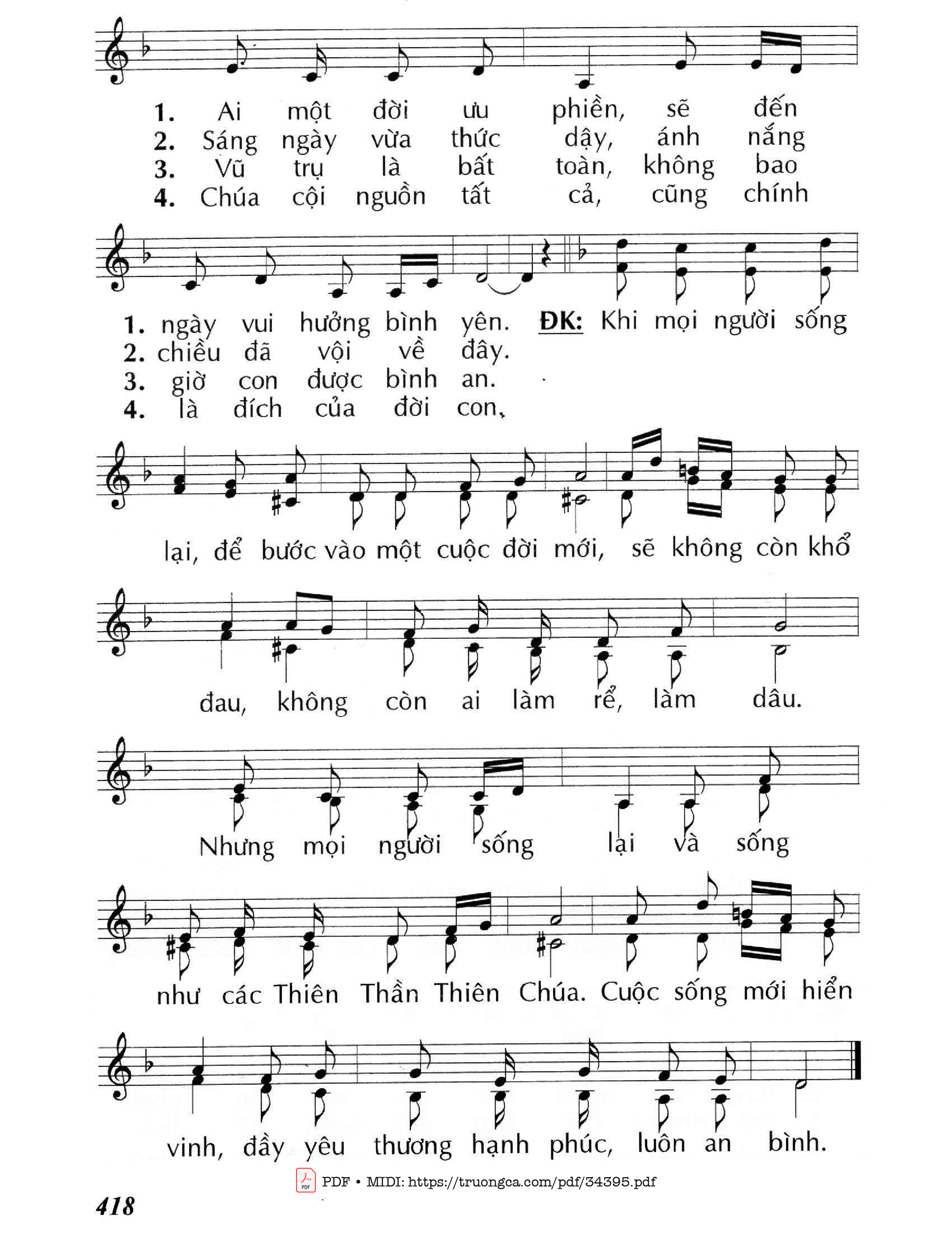 Vũ trụ này đang dần trôi qua đi để đưa con về bến quê đời đời, Trang 2