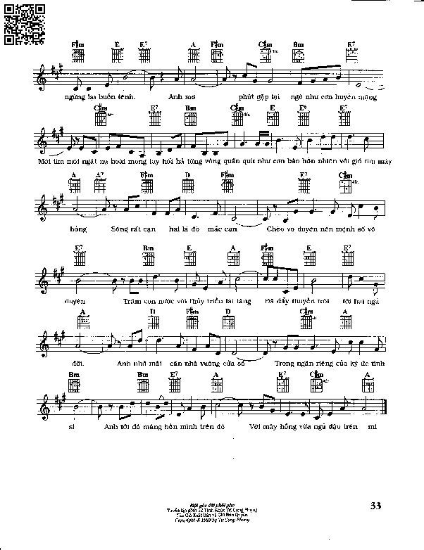 Page 2 of Sheet music PDF Mây hồng - Từ Công Phụng