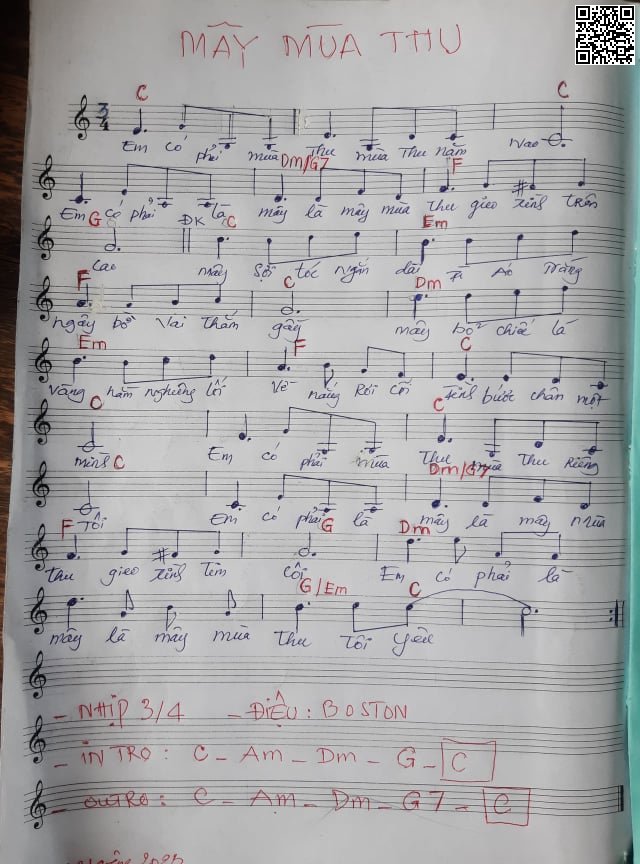 Em có phải mùa thu mùa thu năm nao Mây sợi tóc ngắn dài, Trang 2