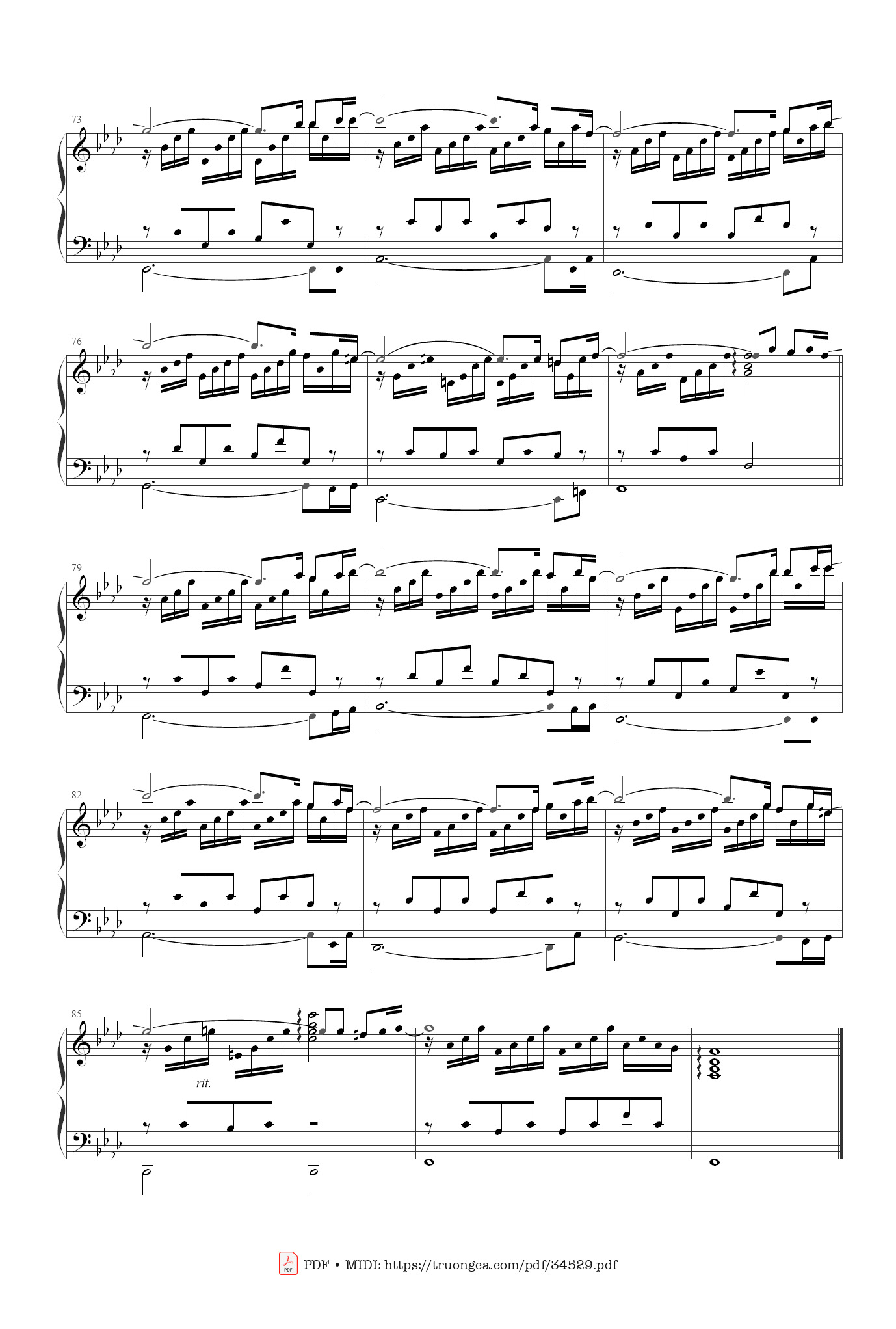 Page 5 of Sheet music PDF Magic boulevard Piano - François Feldman