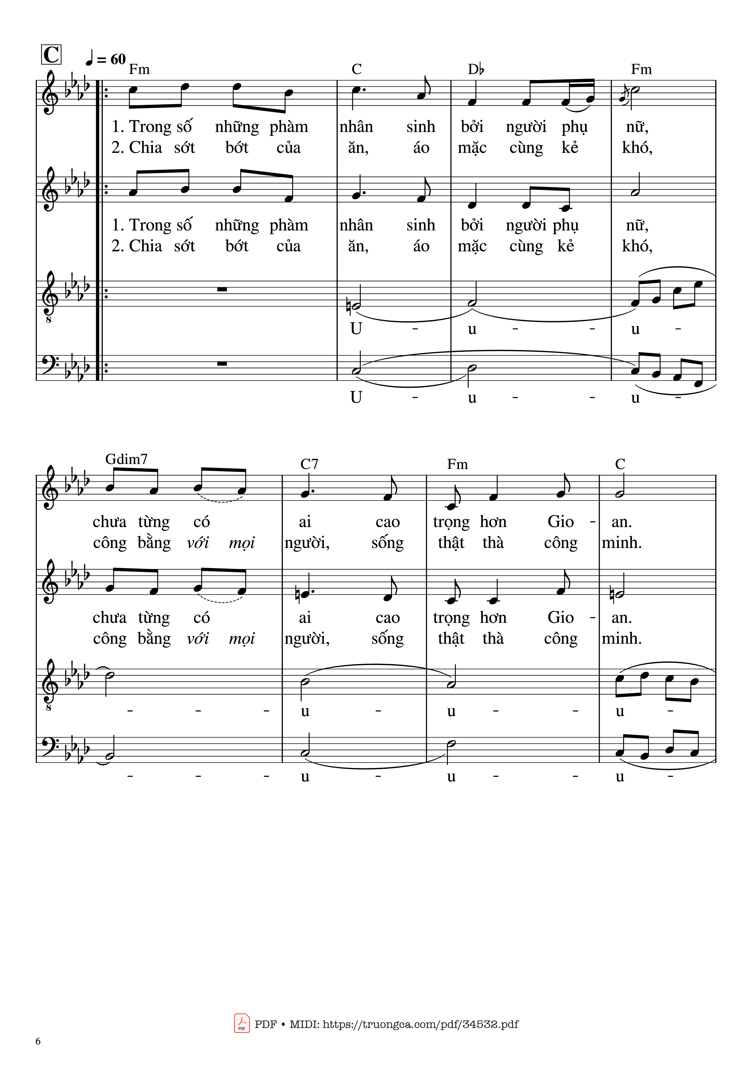 Page 6 of Sheet music PDF Piano Hãy Mừng Vui Lên (Bè SATB) - Hải Nguyễn