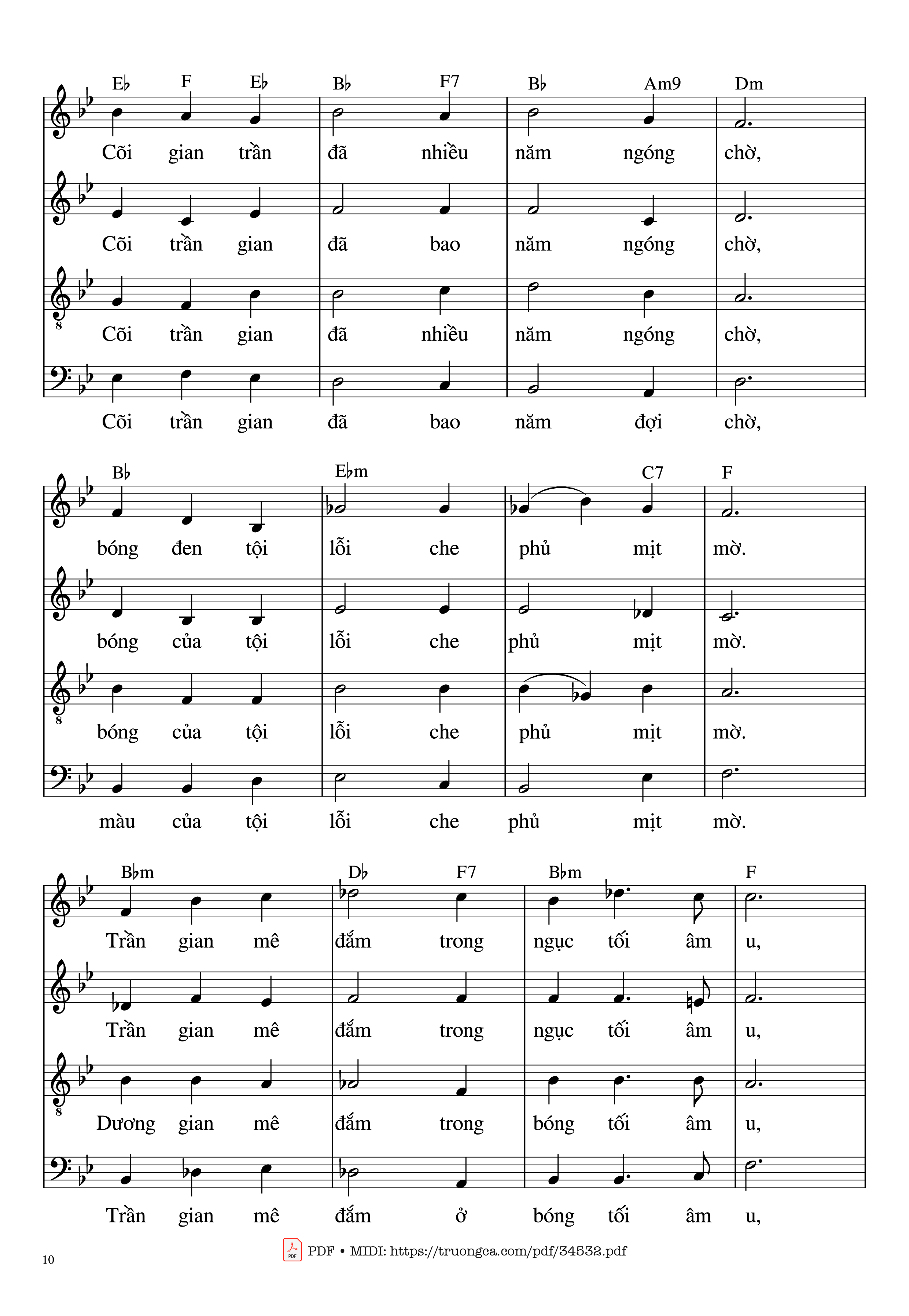 Page 10 of Sheet music PDF Piano Hãy Mừng Vui Lên (Bè SATB) - Hải Nguyễn
