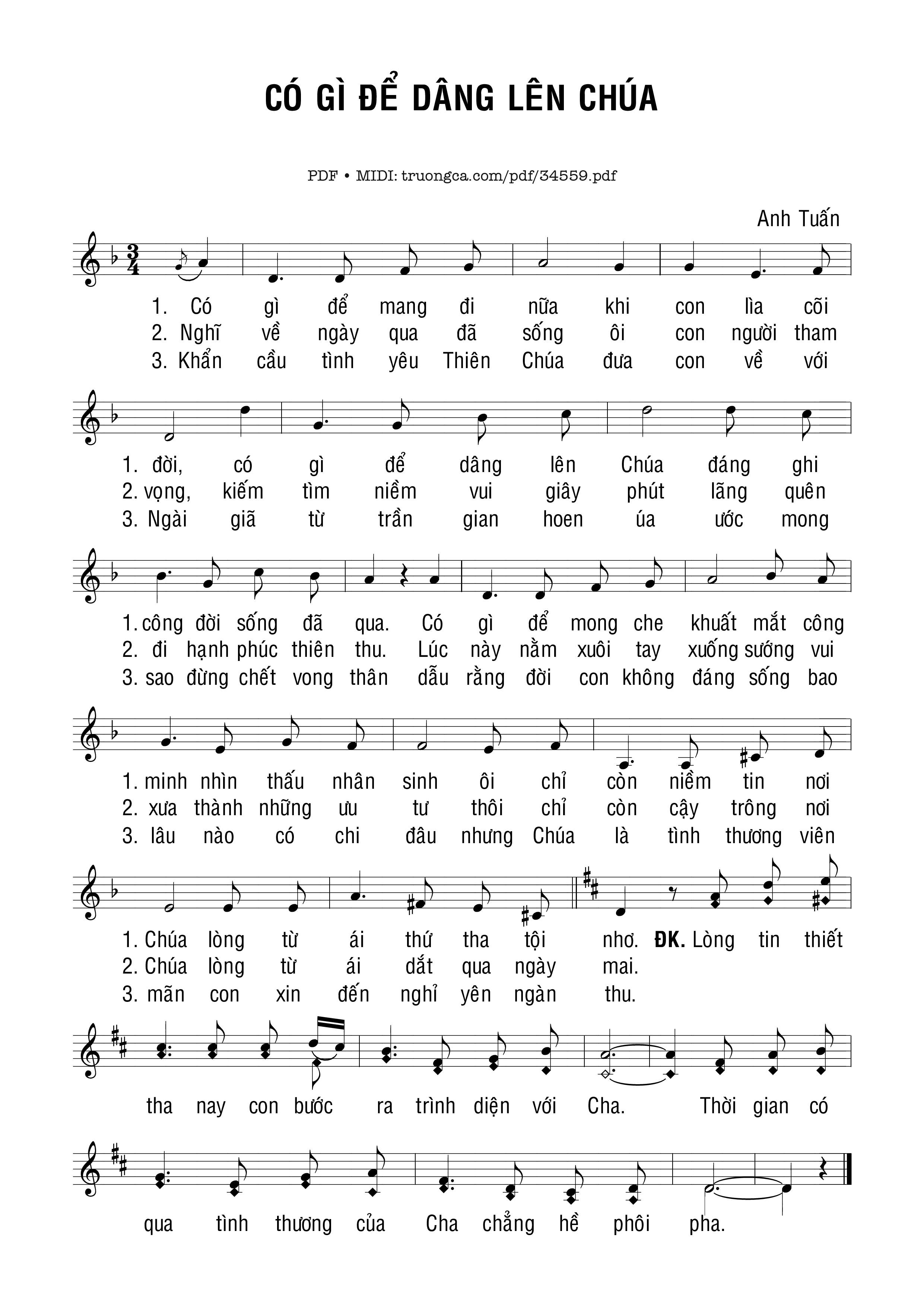 Có Gì Để Dâng Lên Chúa