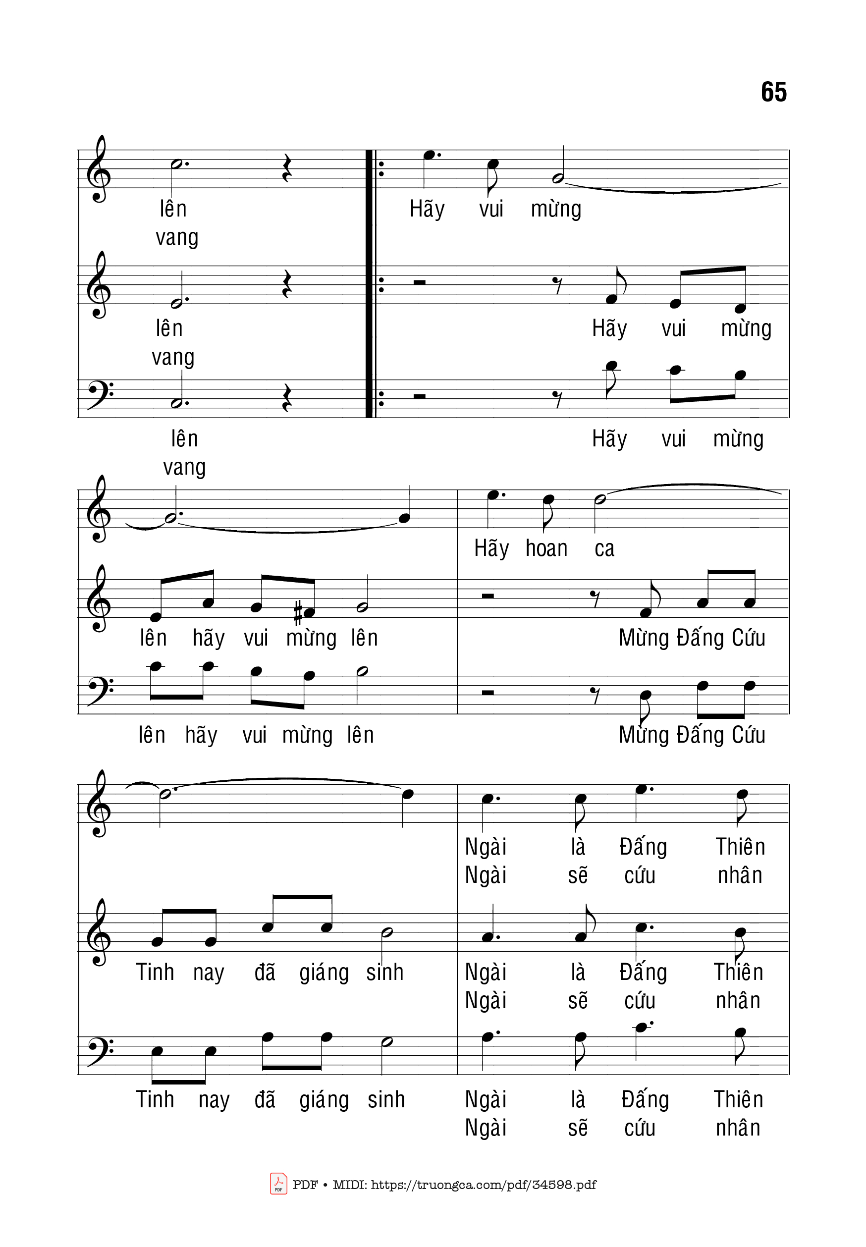 Page 7 of Sheet music PDF Mừng Ngôi Hai Hạ Sinh - Bạch Vân