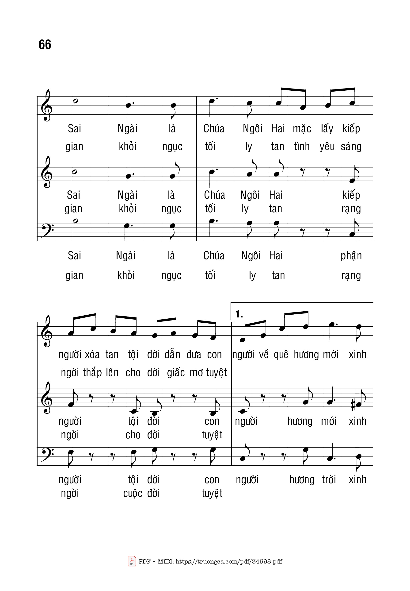 Page 8 of Sheet music PDF Mừng Ngôi Hai Hạ Sinh - Bạch Vân