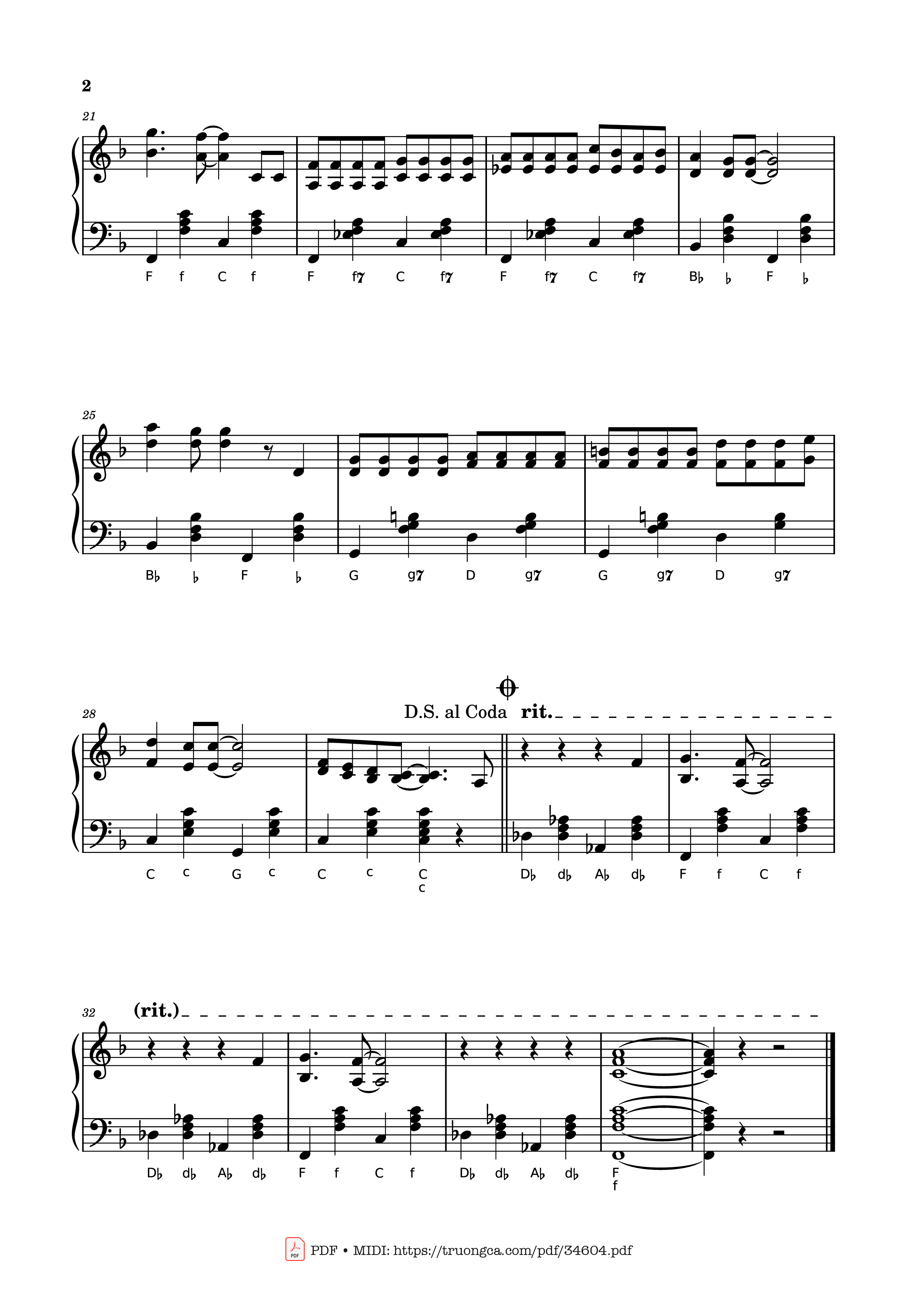 Page 2 of Sheet music PDF Piano Something Stupid Piano - Carson Parks
