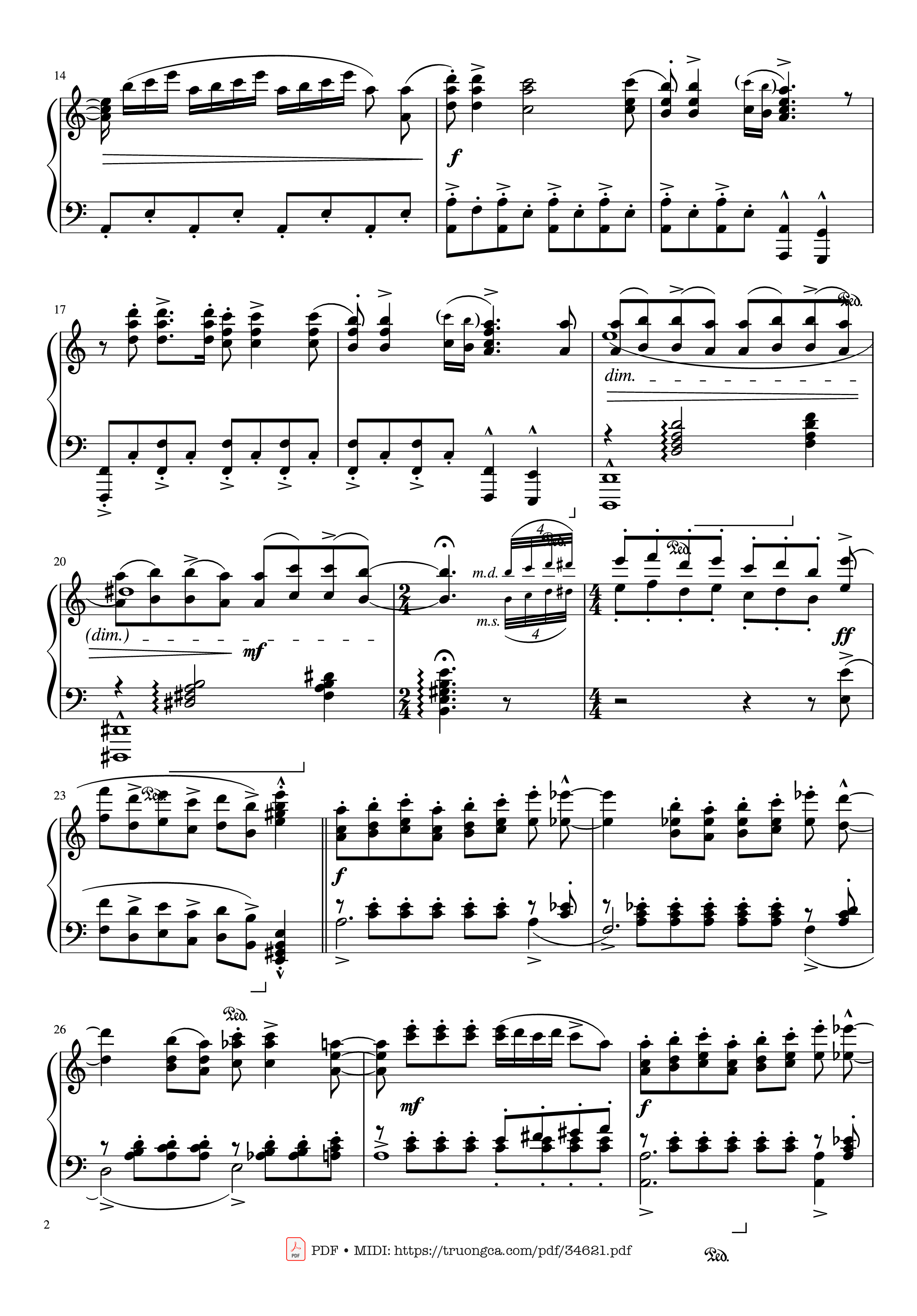Page 2 of Sheet music PDF Piano Money money money Piano - ABBA