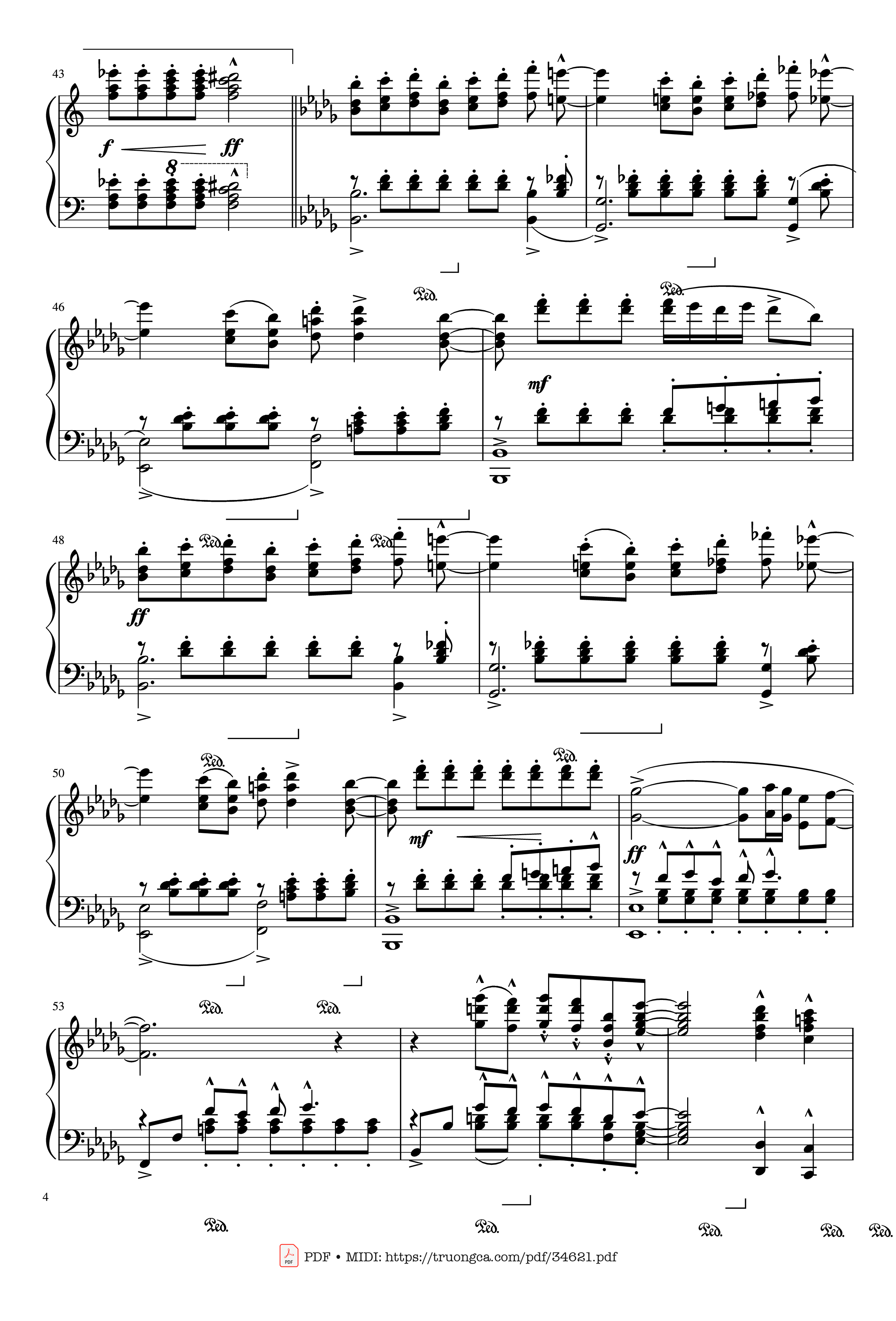 Page 4 of Sheet music PDF Piano Money money money Piano - ABBA