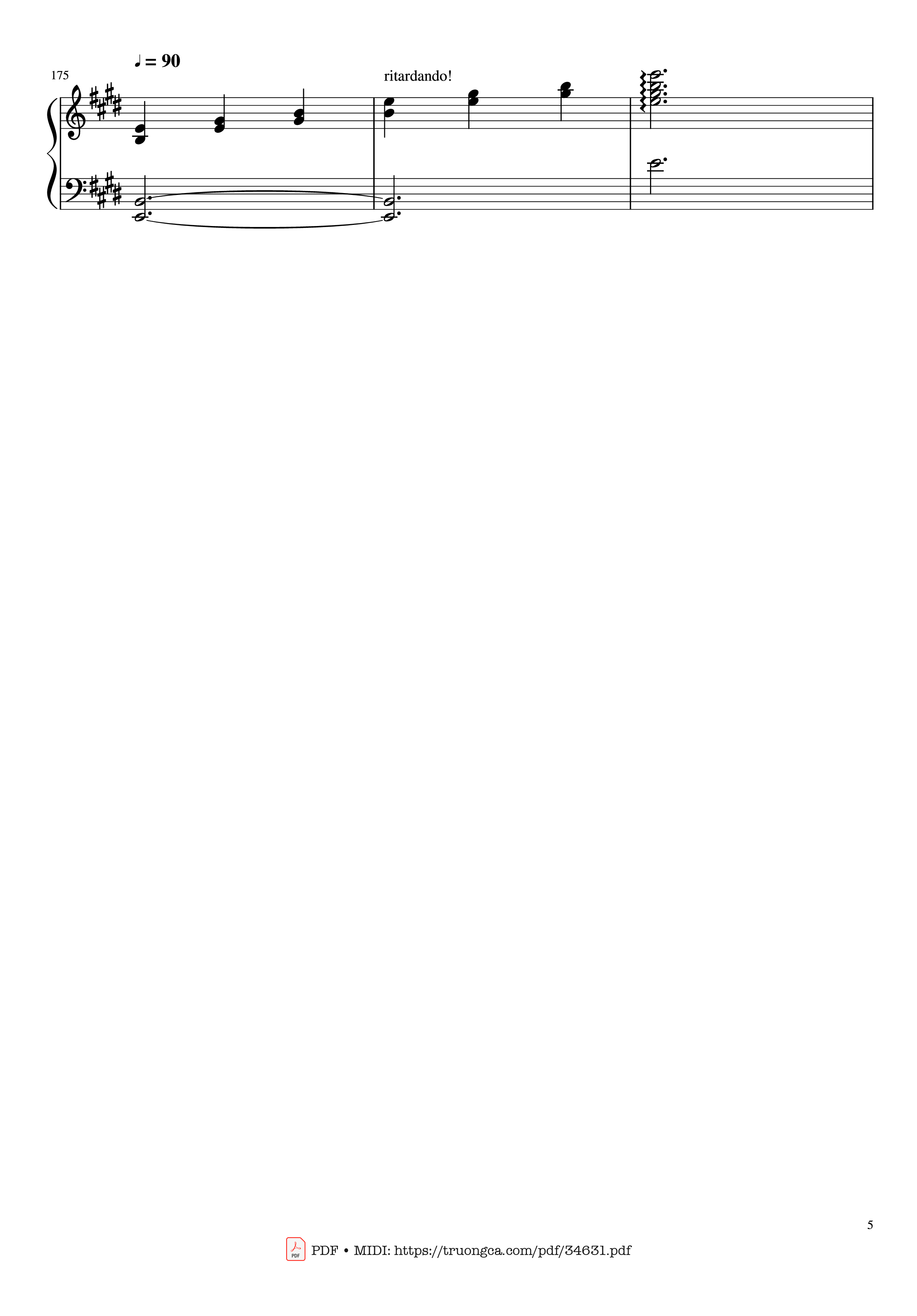 Page 5 of Sheet music PDF Piano Itsumo Nando Demo - Always with me Piano - Kimura Yumi (木村弓)