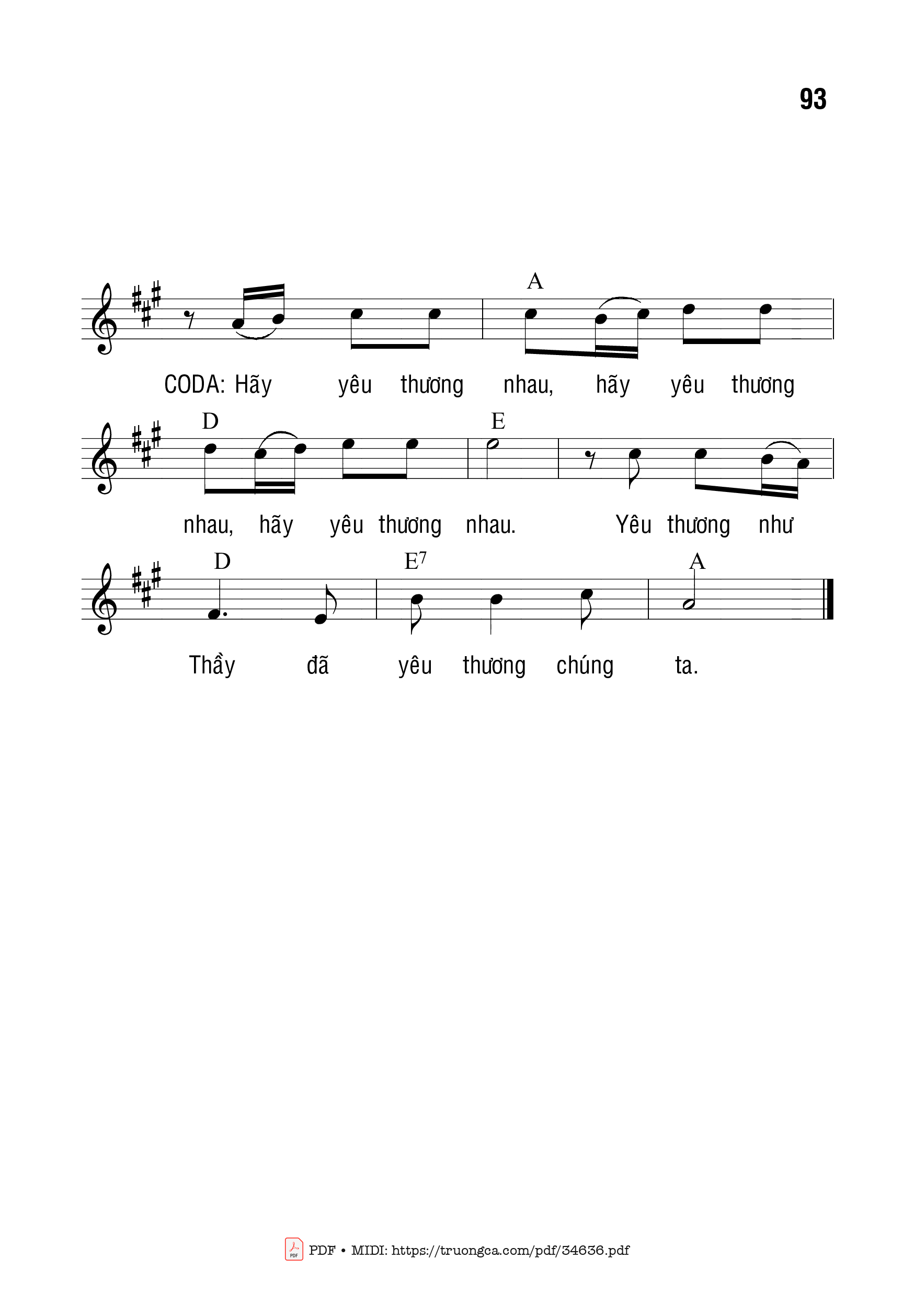 Page 4 of Sheet music PDF Di Chúc Của Chúa - Bạch Vân