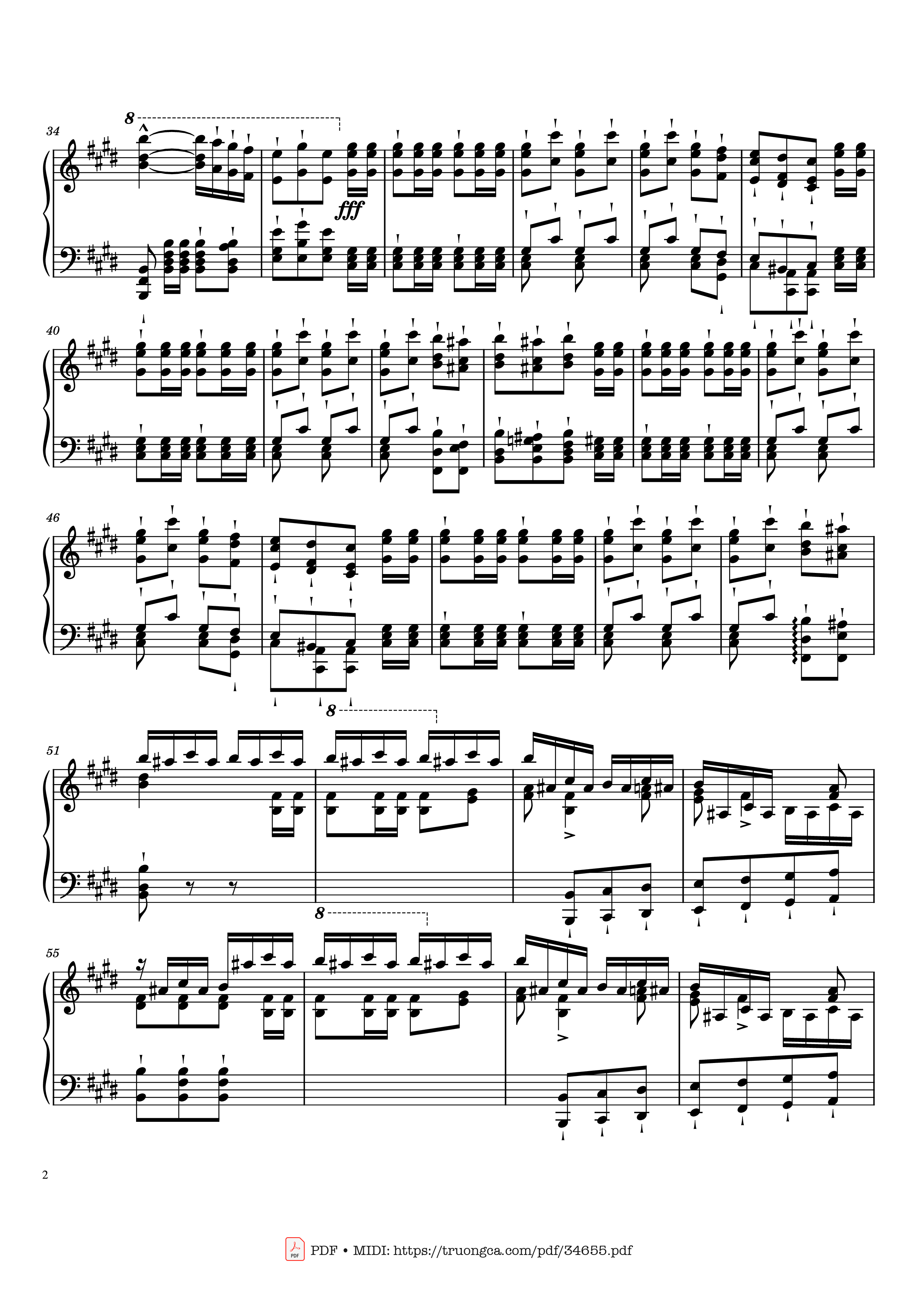 Page 2 of Sheet music PDF Piano William Tell Overture Piano - Gioachino Rossini
