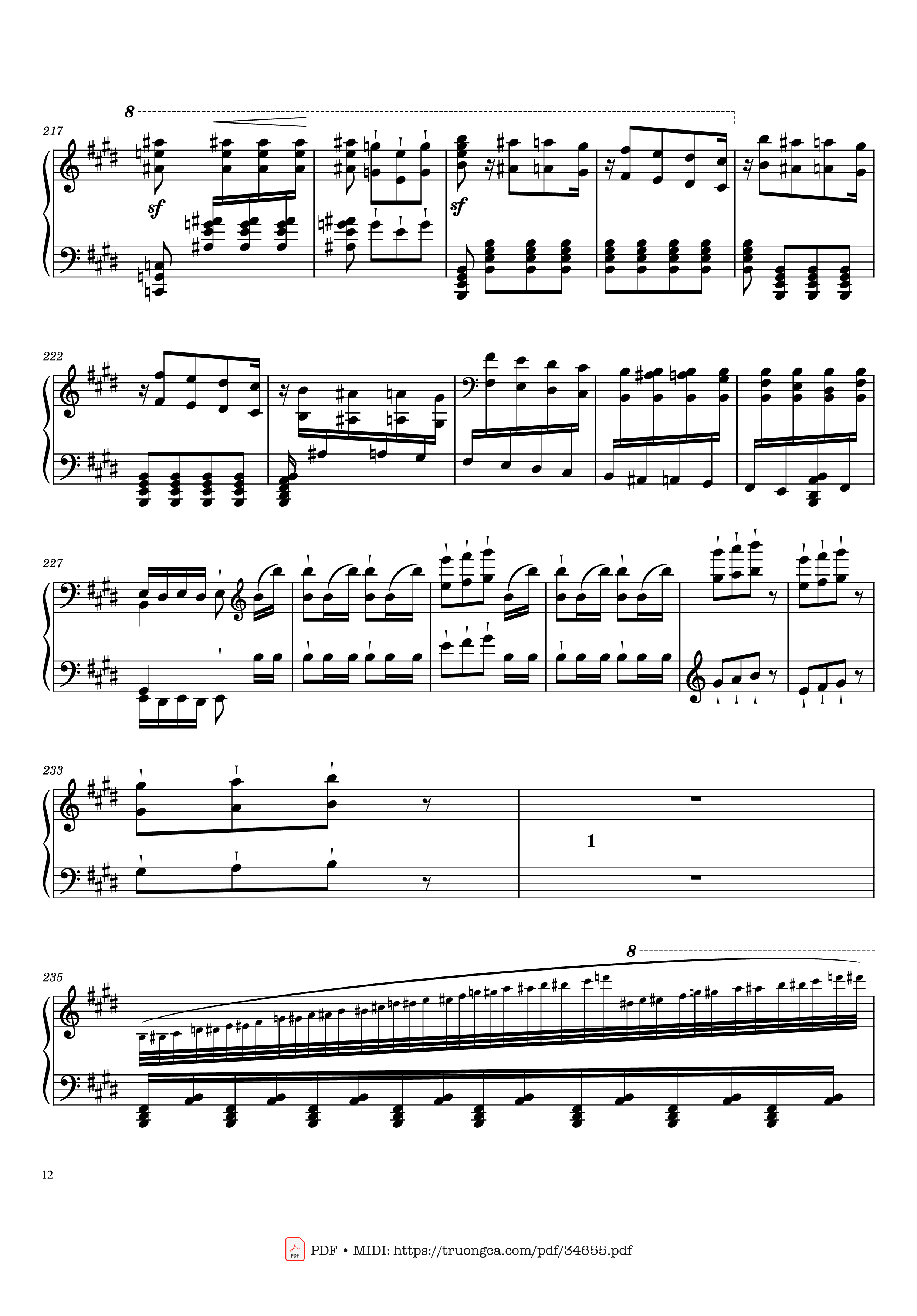 Page 12 of Sheet music PDF Piano William Tell Overture Piano - Gioachino Rossini