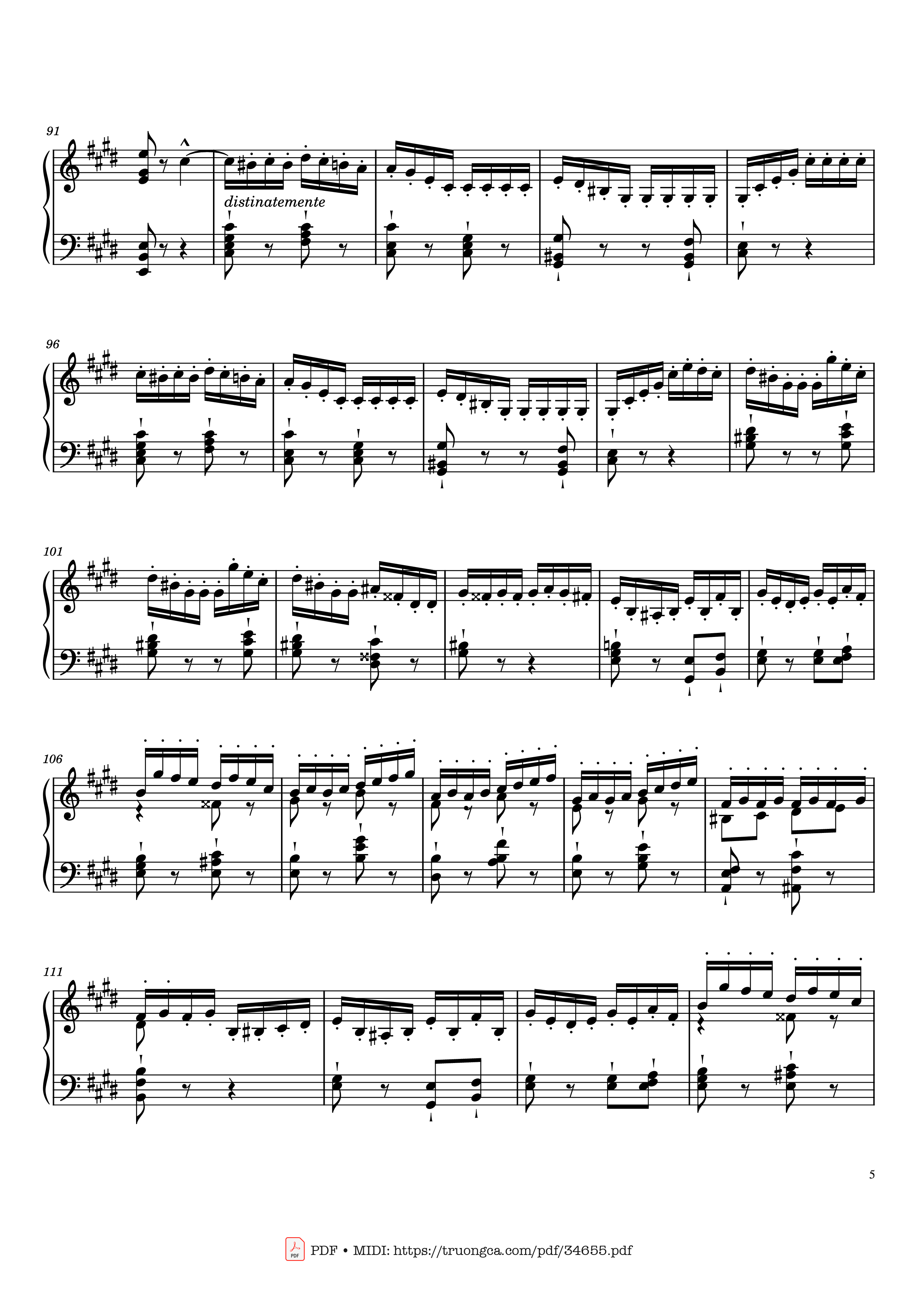 Page 5 of Sheet music PDF Piano William Tell Overture Piano - Gioachino Rossini
