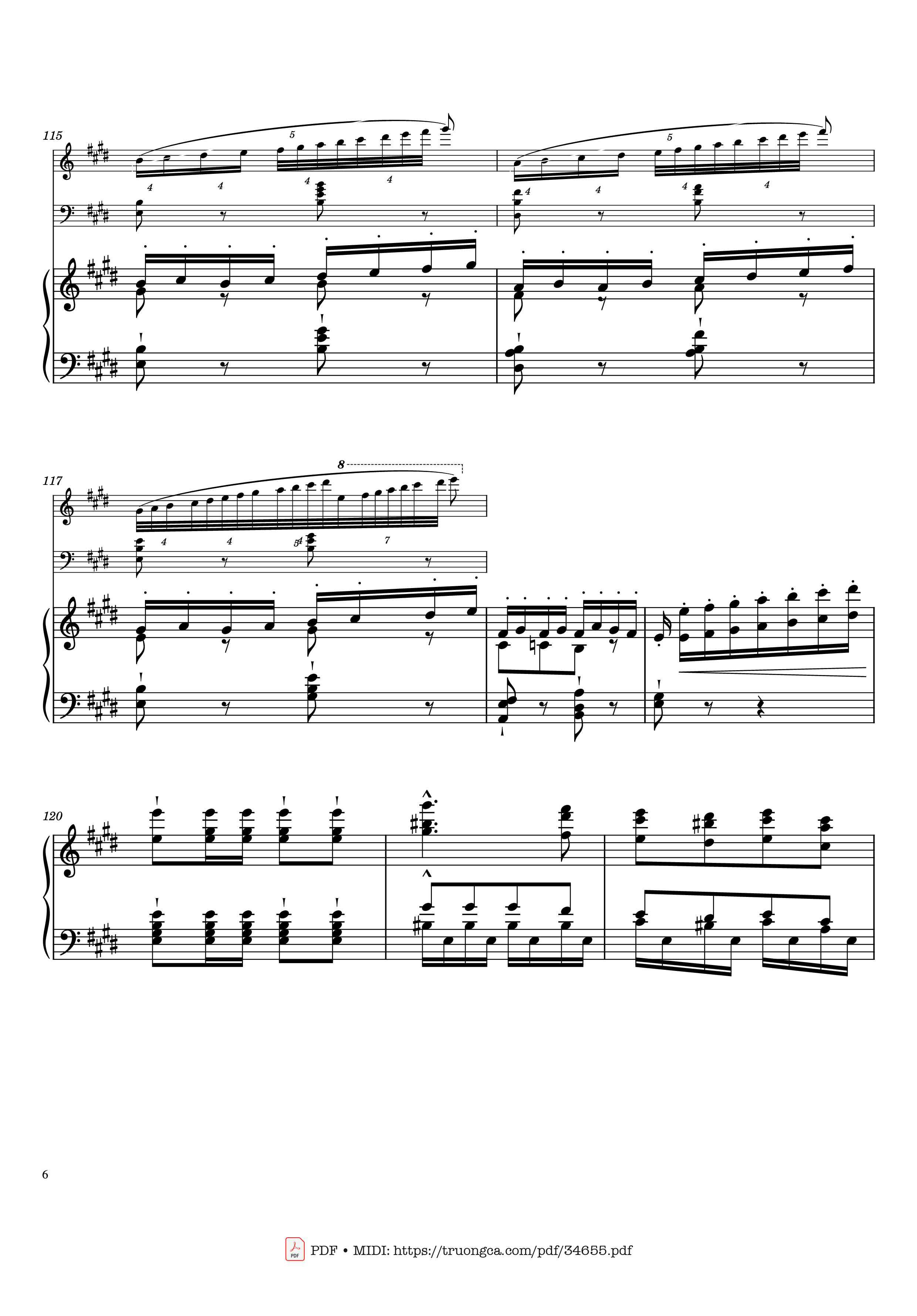 Page 6 of Sheet music PDF Piano William Tell Overture Piano - Gioachino Rossini