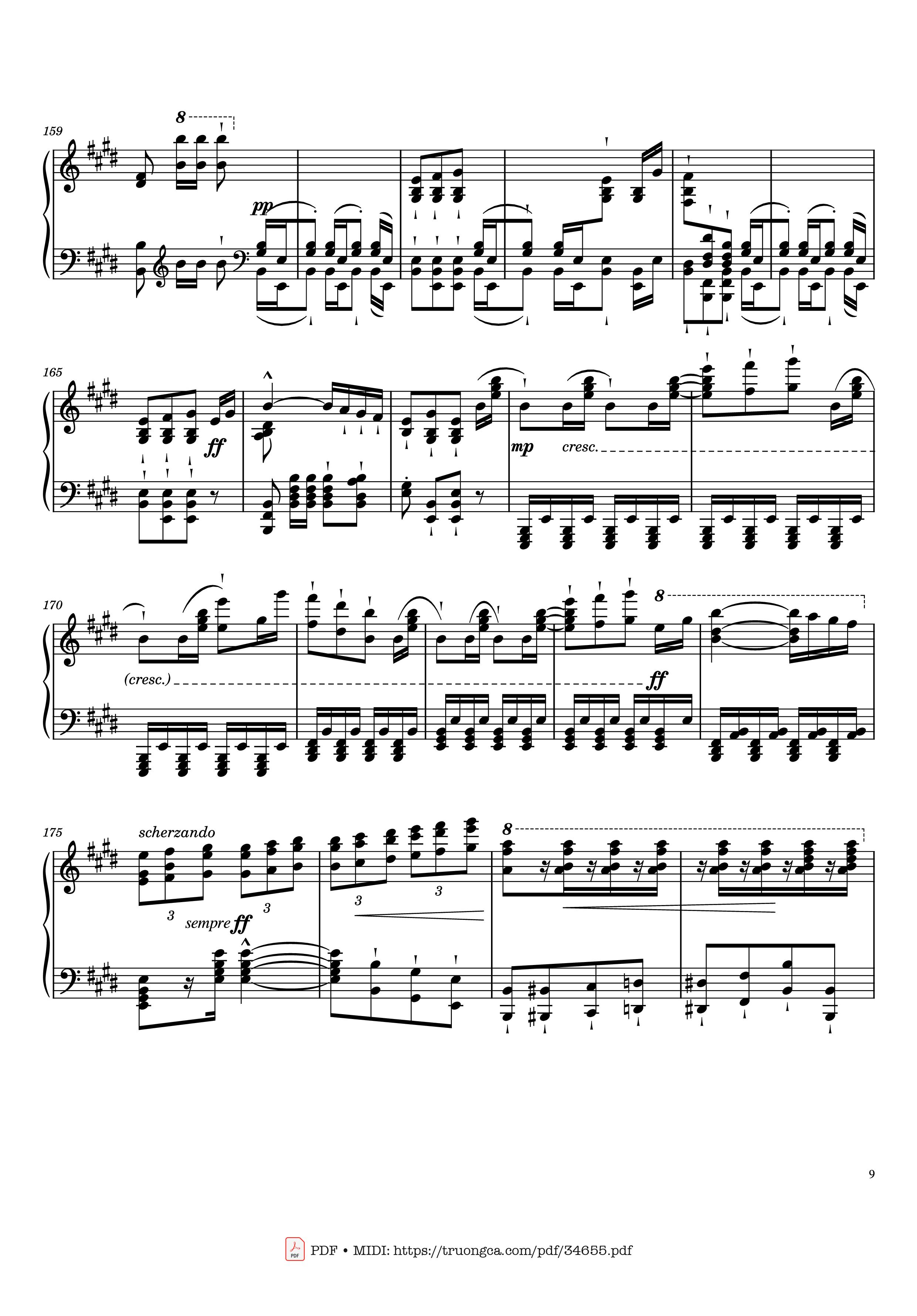 Page 9 of Sheet music PDF Piano William Tell Overture Piano - Gioachino Rossini