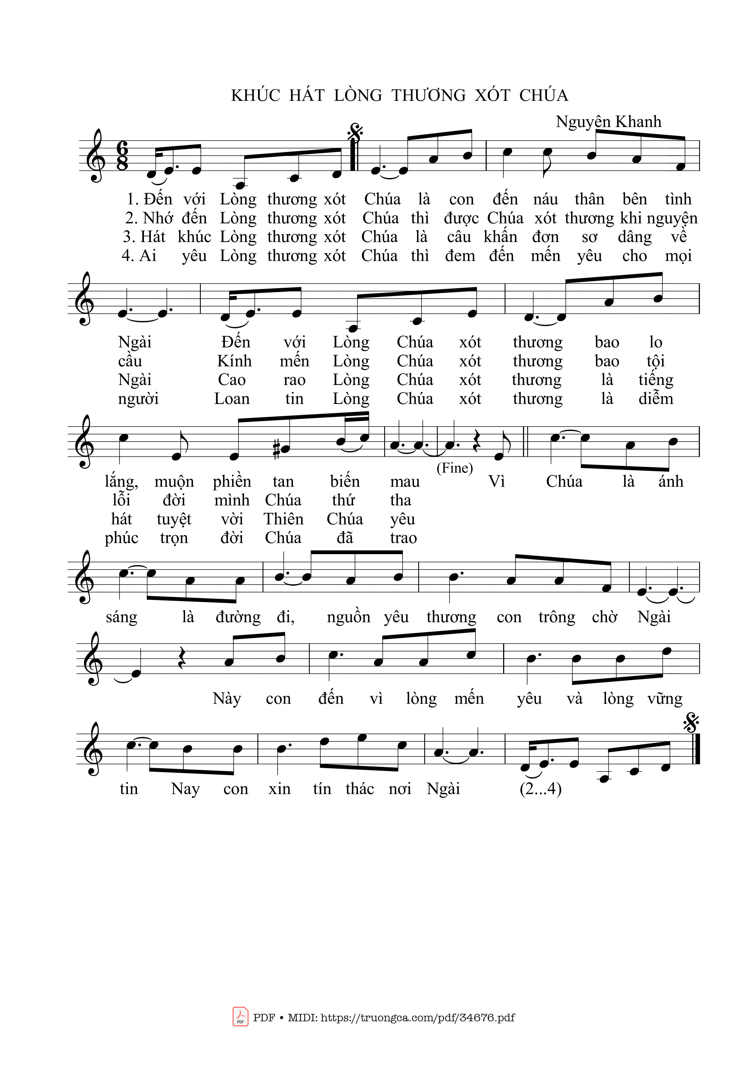 Khúc hát lòng thương xót Chúa