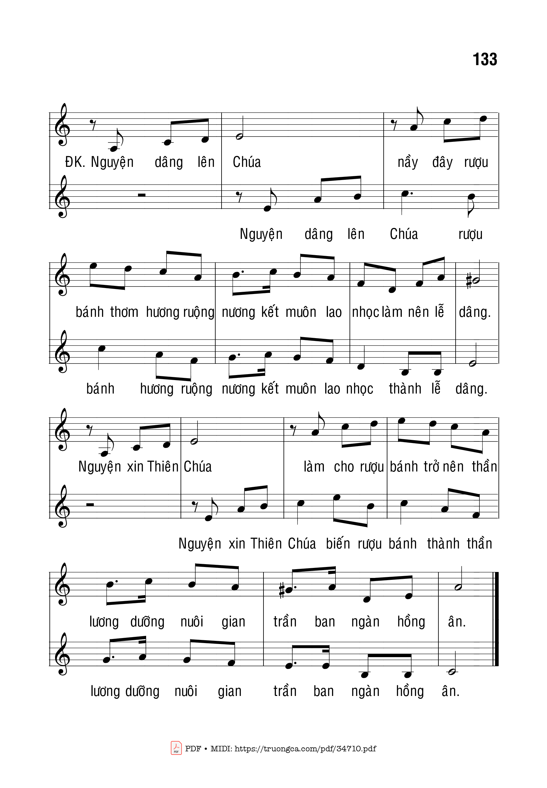 Page 2 of Sheet music PDF Có Gì Dâng Chúa - Bạch Vân