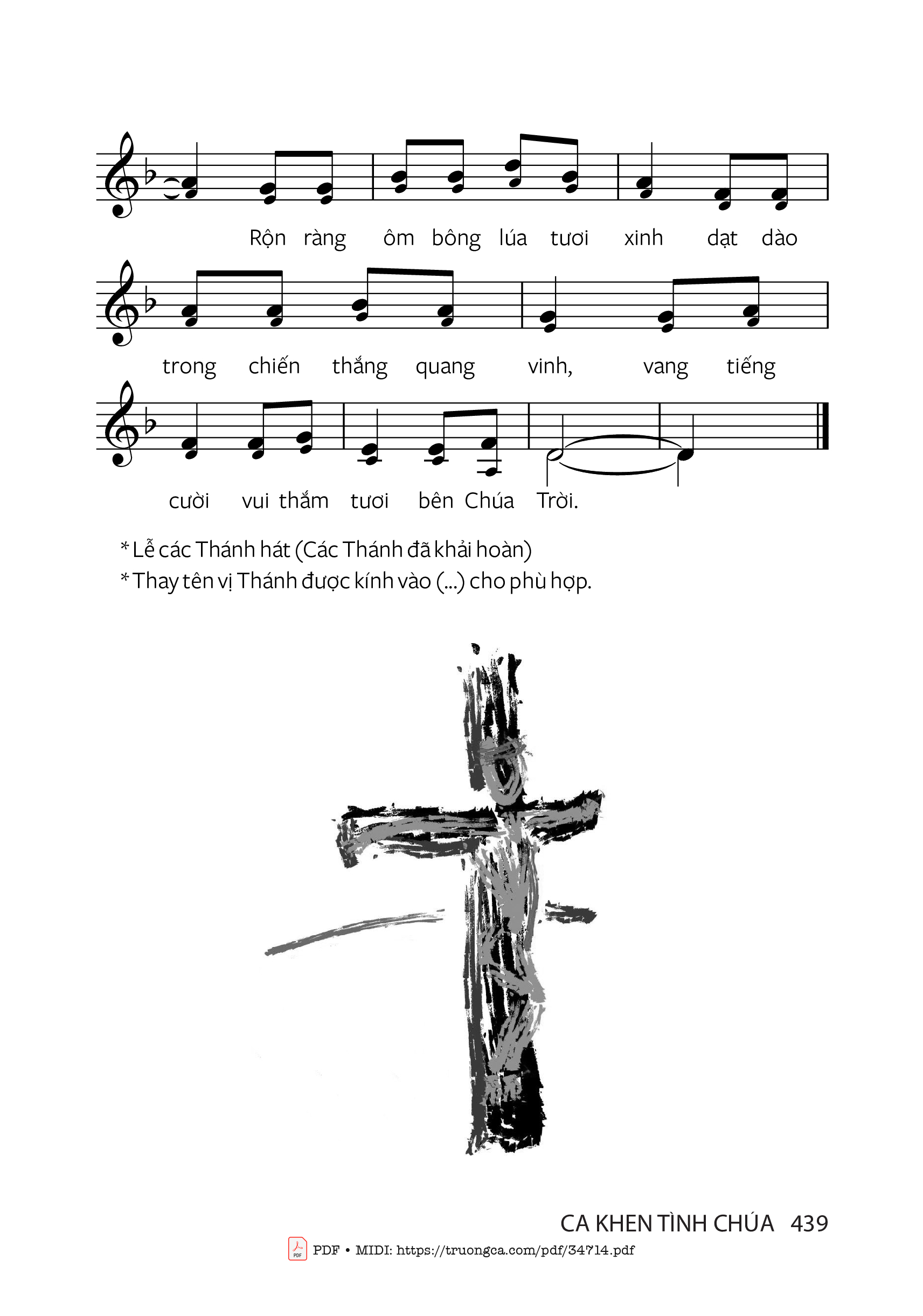 Page 2 of Sheet music PDF Về Trong Vinh Quang - Vinam