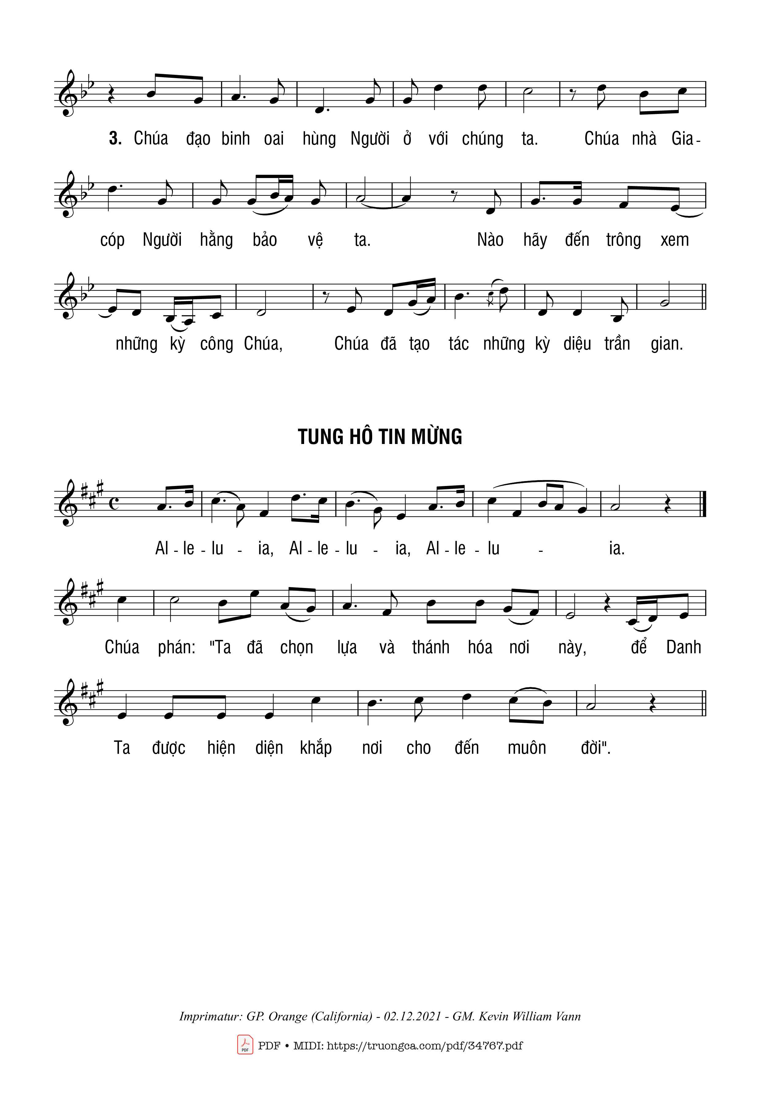 Nước dòng sông làm cho thành Chúa vui mừng, Trang 3