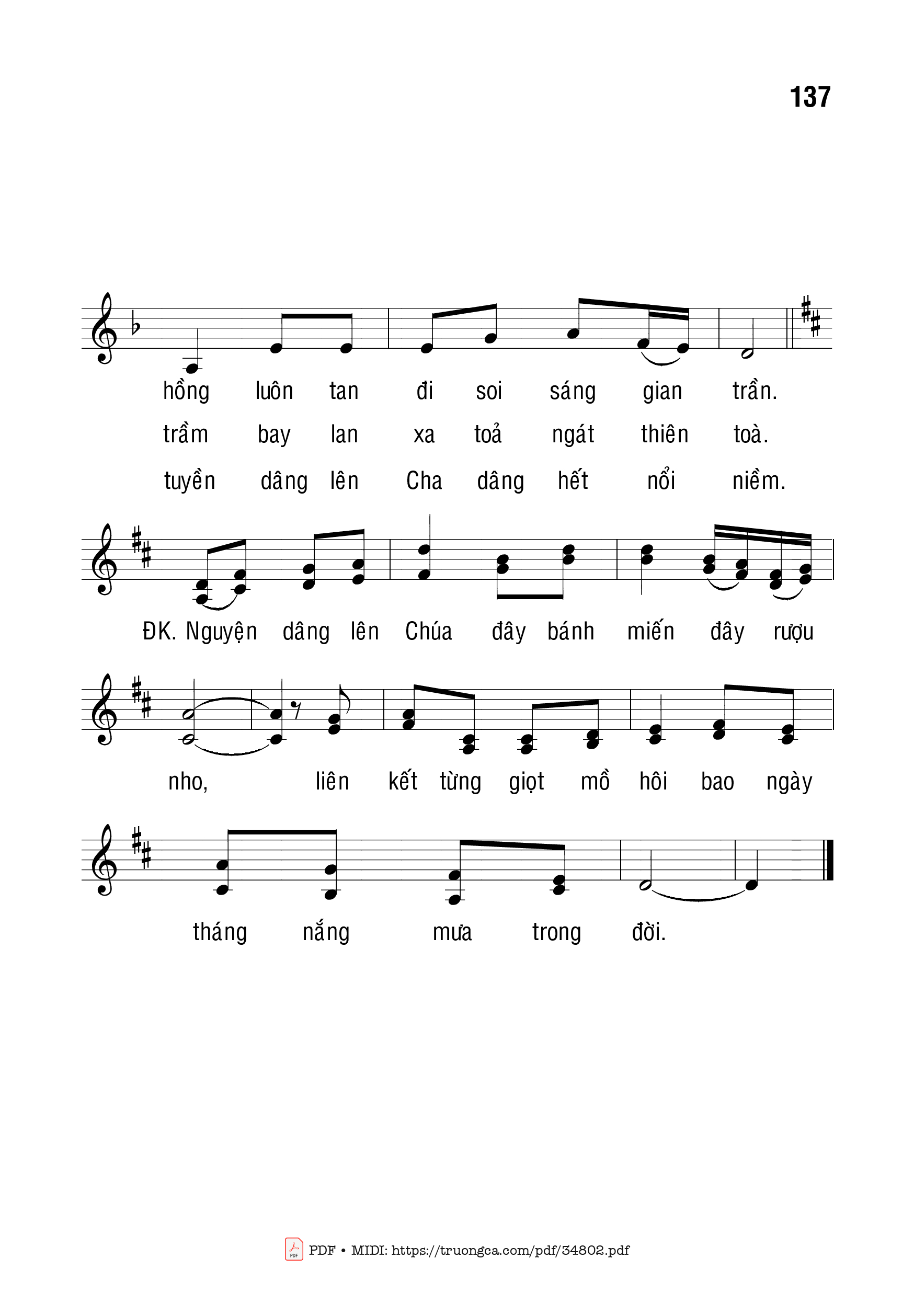 Dâng lên Cha bao vất vả ngày qua bao đau thương bao đêm trường thao thức, Trang 2