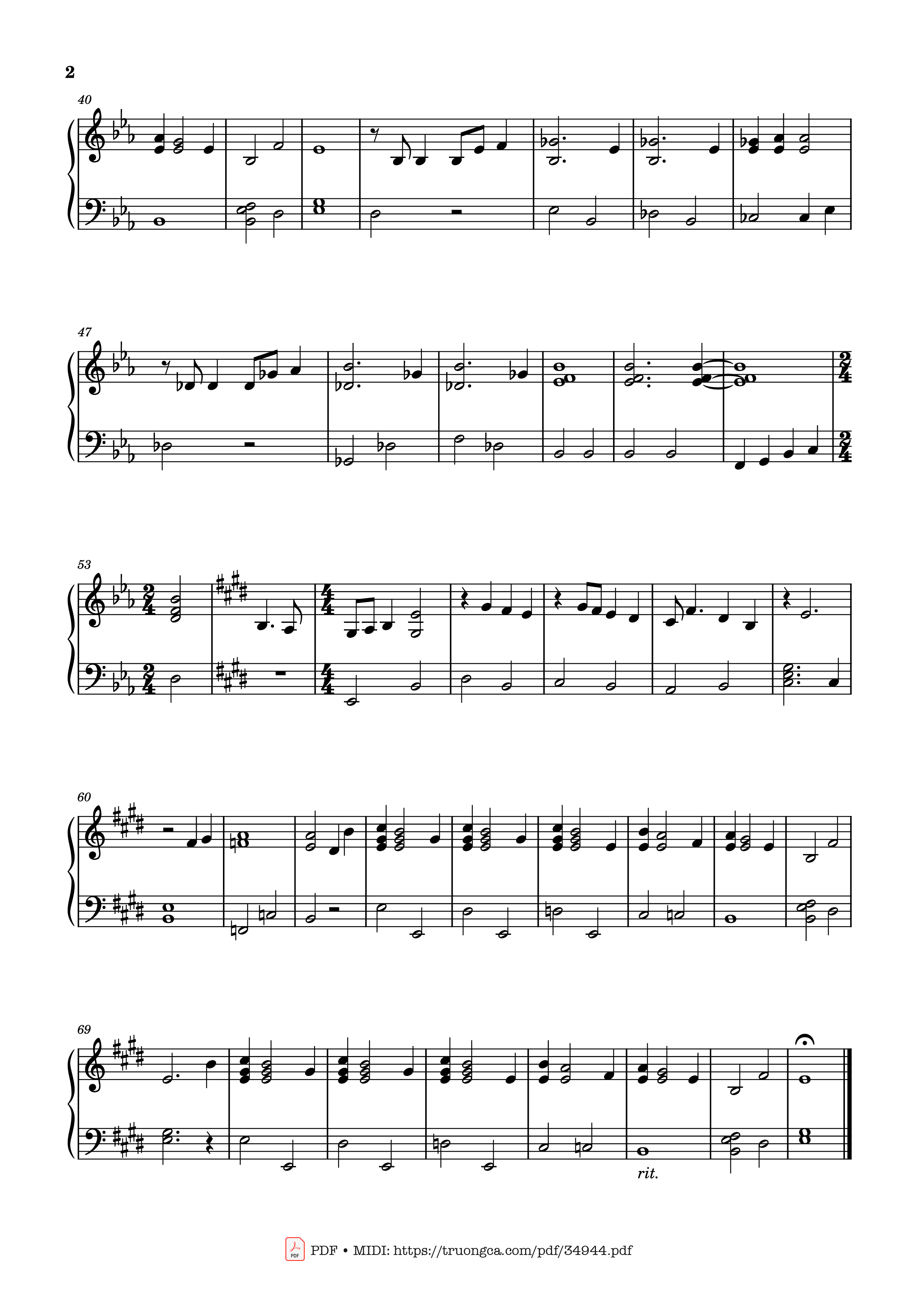 Page 2 of Sheet music PDF Piano Tomorrow Piano EASY - Annie