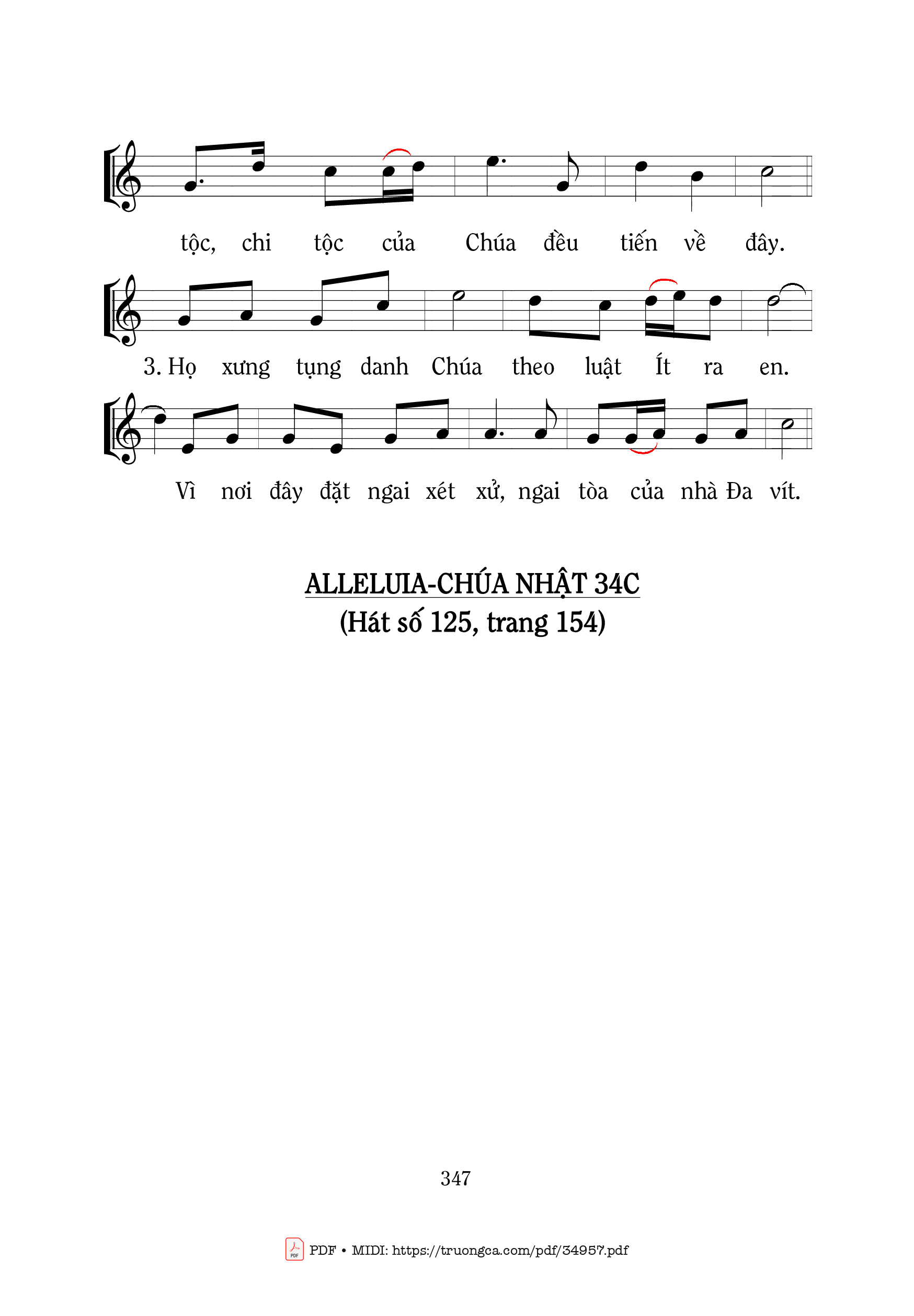 Page 2 of Sheet music PDF Thánh Vịnh 121, Ta Vui Mừng 2 - Mi Trầm