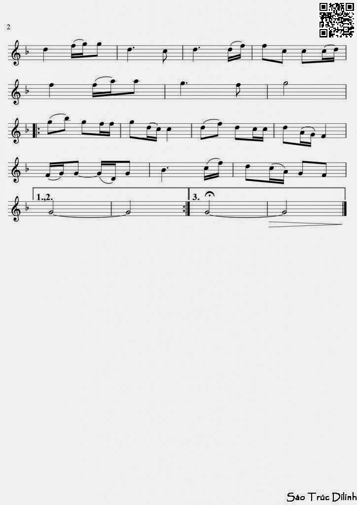 Page 2 of Sheet music PDF Mẹ từ bi - Chúc Linh