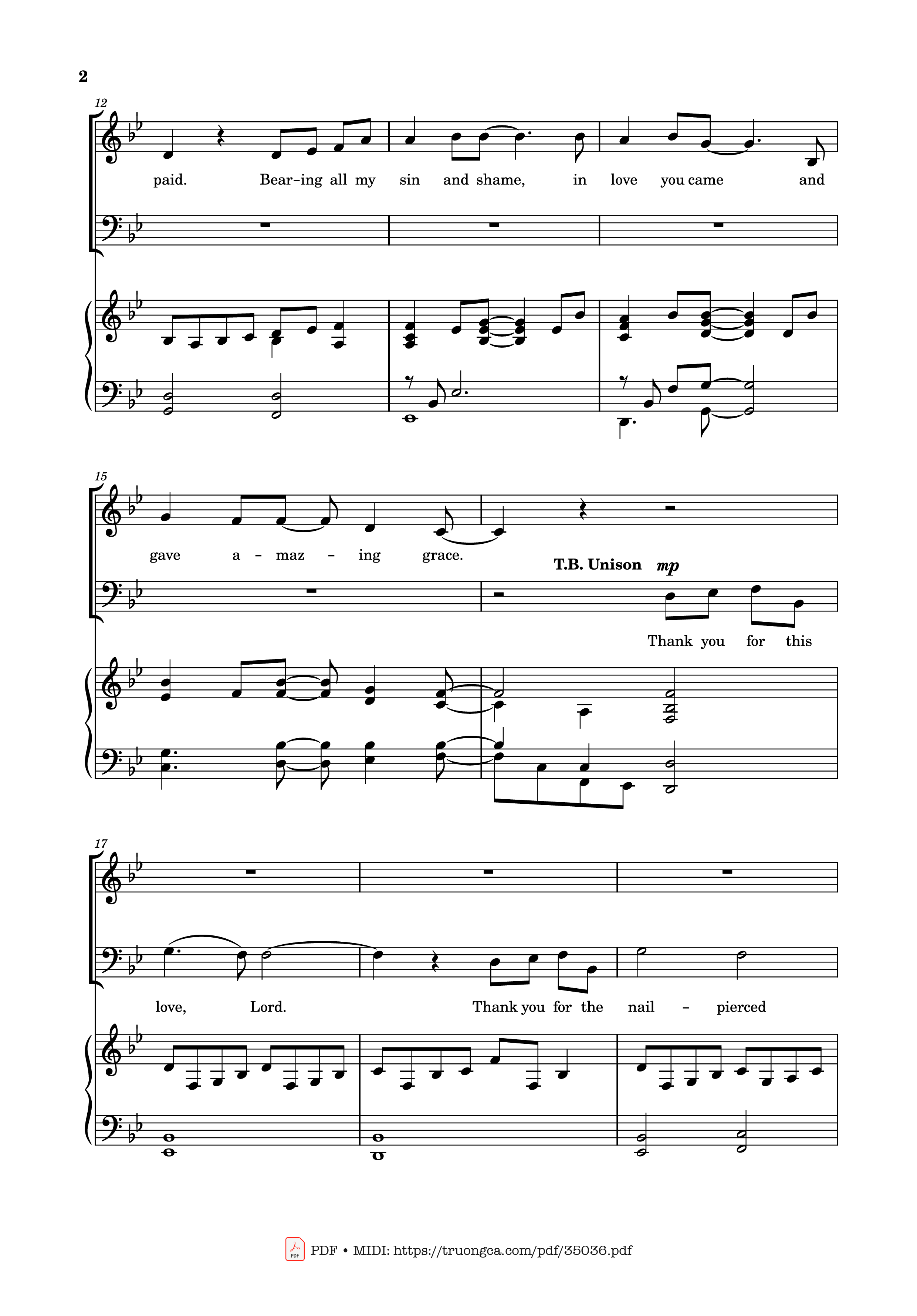 Page 2 of Sheet music PDF Piano Worthy is the Lamb Piano - DARLENE ZSCHECH