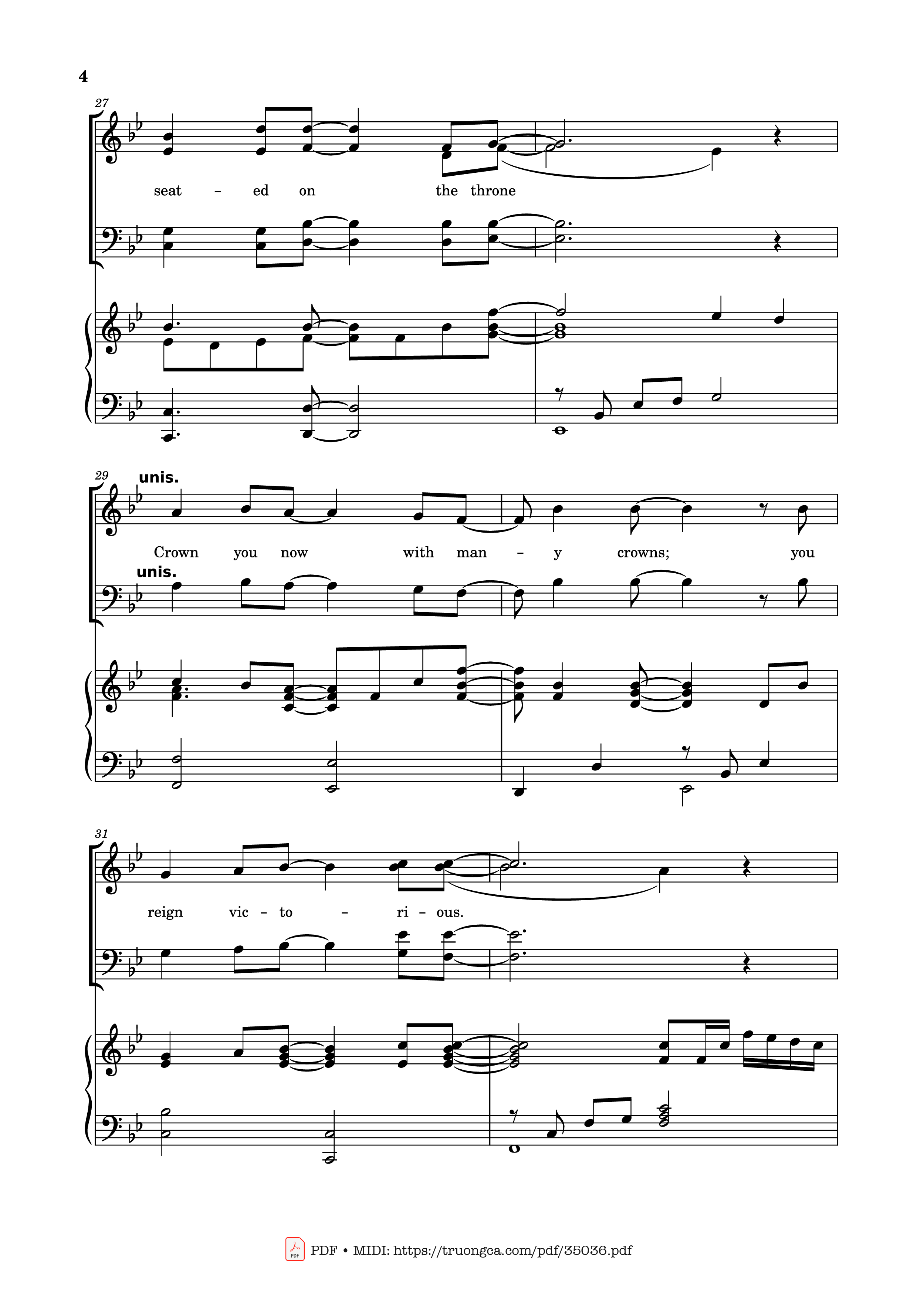 Page 4 of Sheet music PDF Piano Worthy is the Lamb Piano - DARLENE ZSCHECH