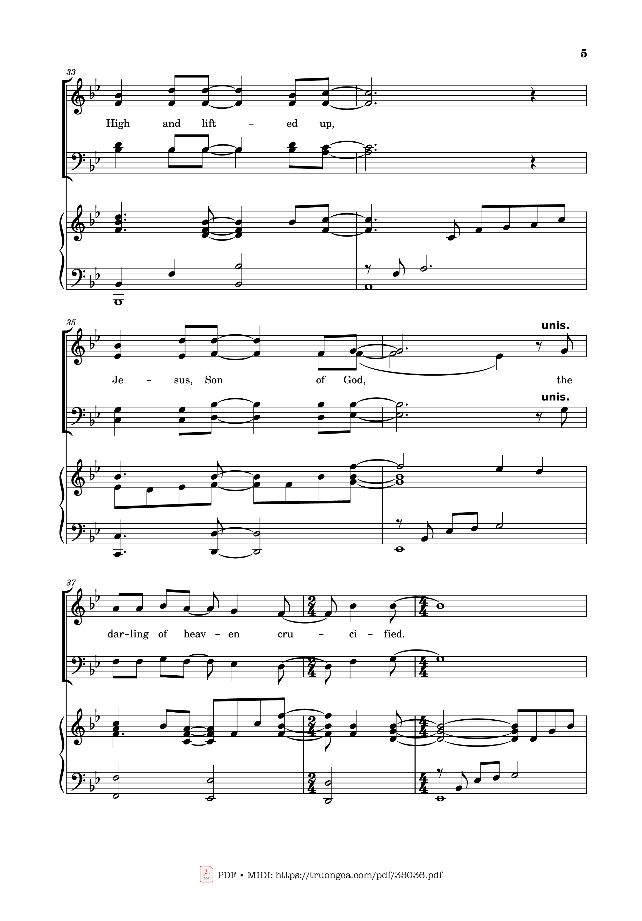 Page 5 of Sheet music PDF Piano Worthy is the Lamb Piano - DARLENE ZSCHECH