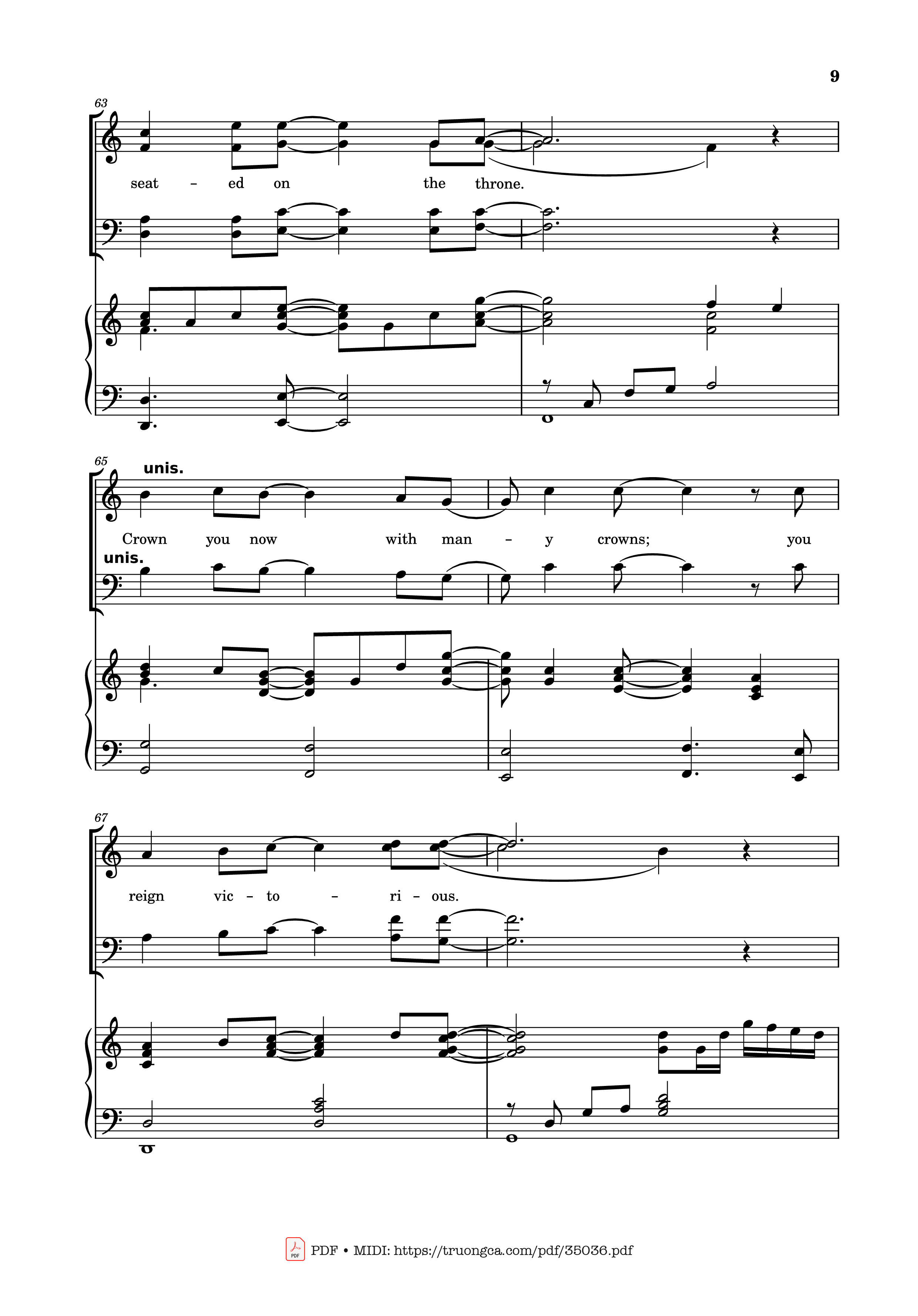 Page 9 of Sheet music PDF Piano Worthy is the Lamb Piano - DARLENE ZSCHECH