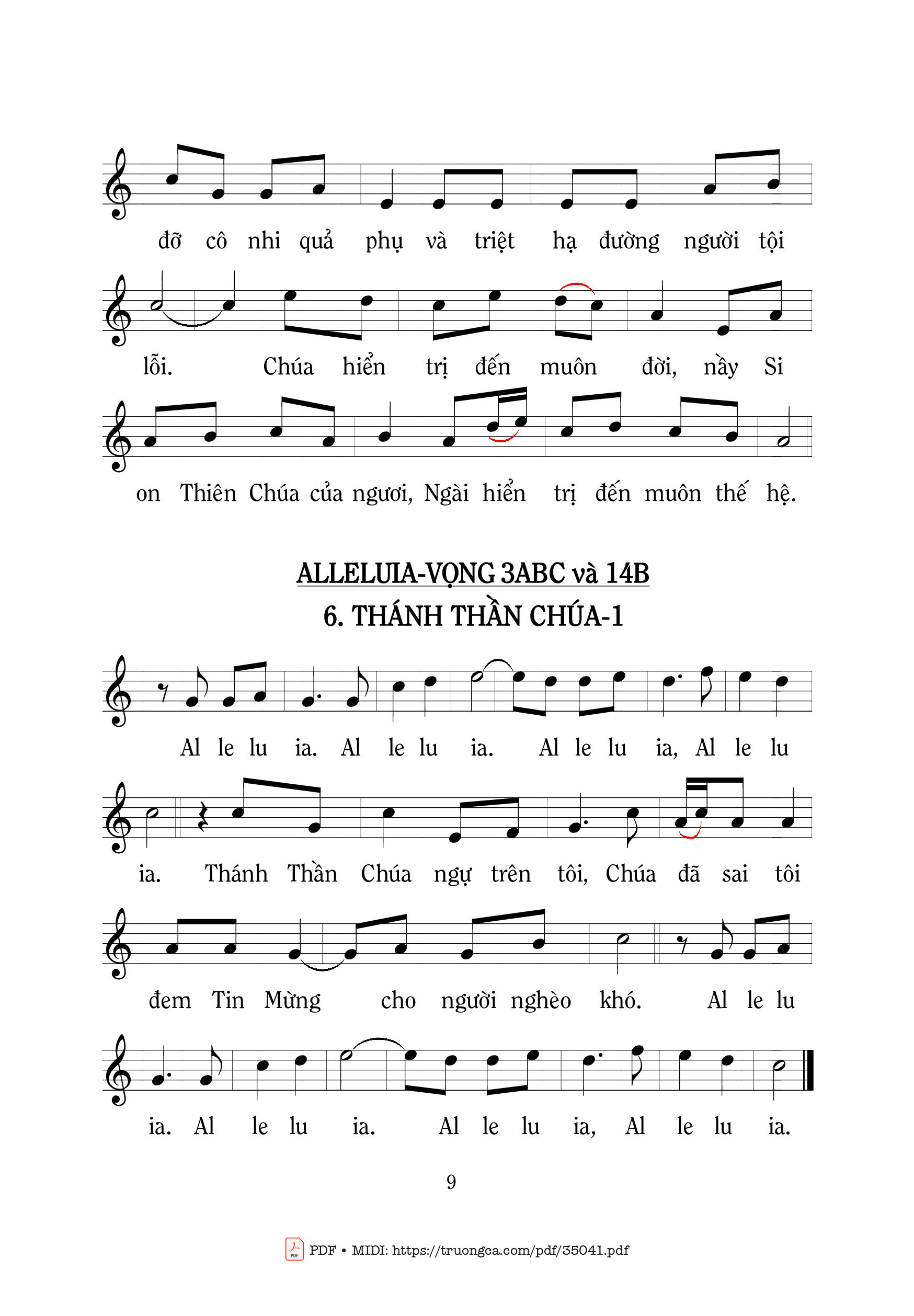 Page 2 of Sheet music PDF Thánh Vịnh 145, Xin Ngự Đến - Mi Trầm
