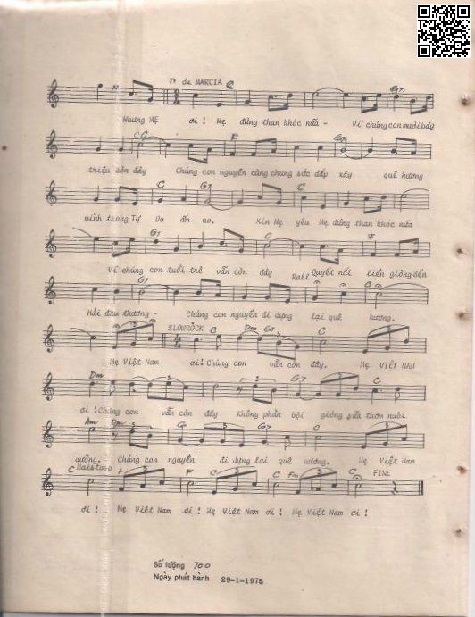 Page 4 of Sheet music PDF Mẹ Việt Nam ơi - Nguyễn Ánh 9