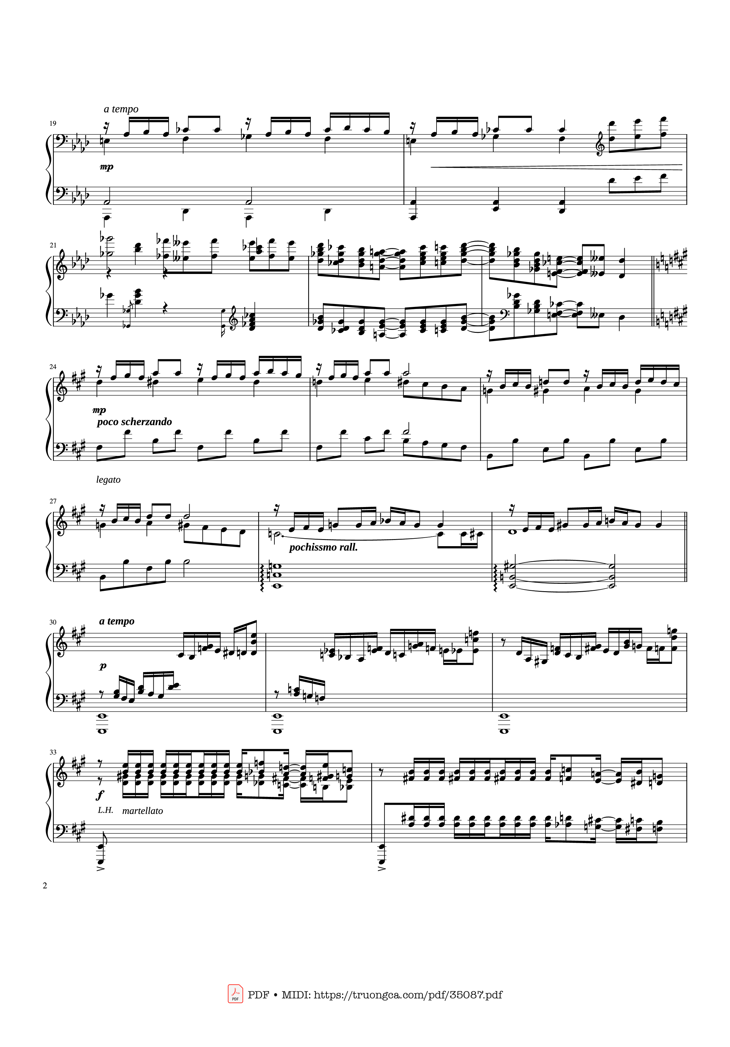 Page 2 of Sheet music PDF Piano Rhapsody in Blue Piano - George Gershwin
