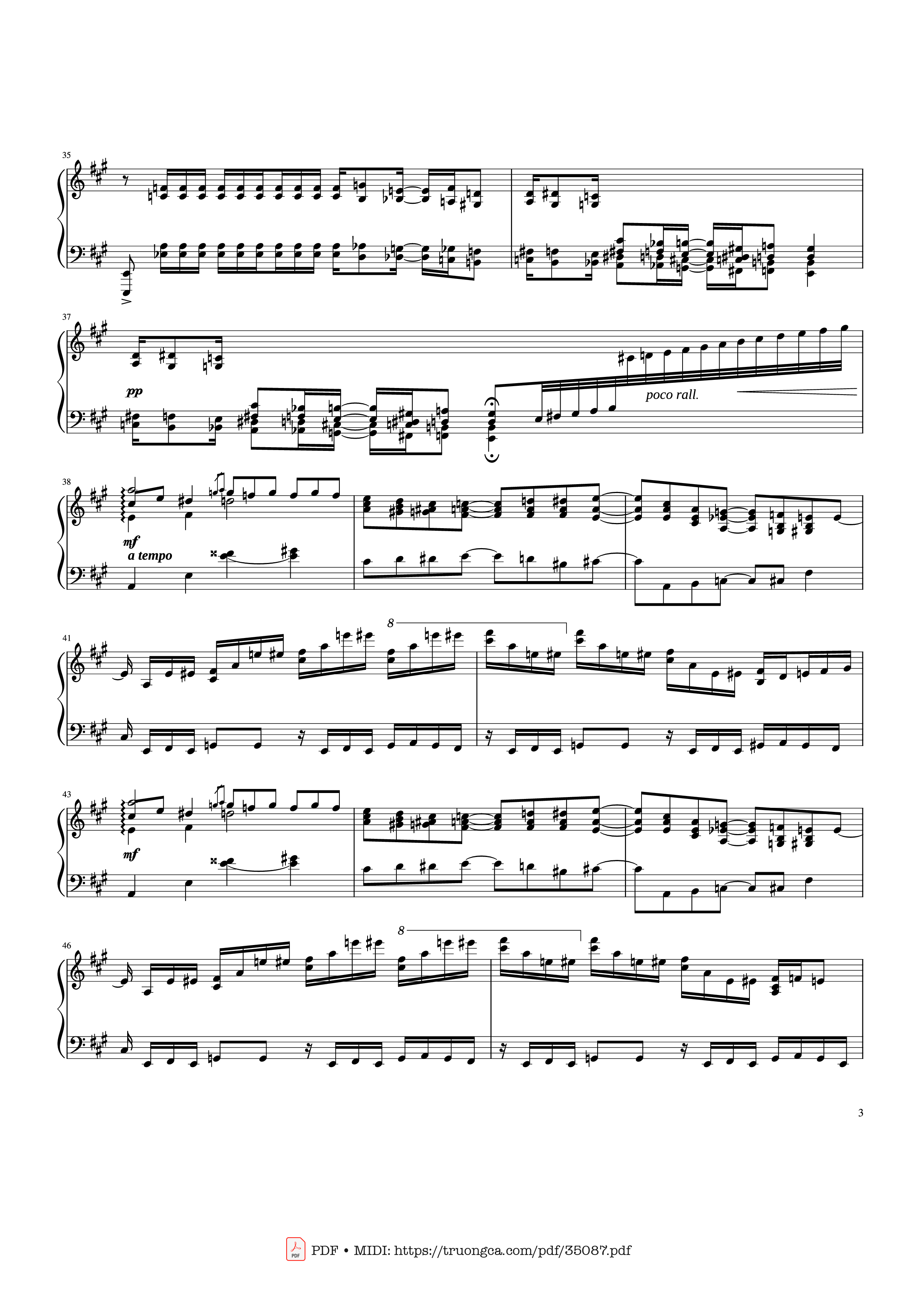 Page 3 of Sheet music PDF Piano Rhapsody in Blue Piano - George Gershwin