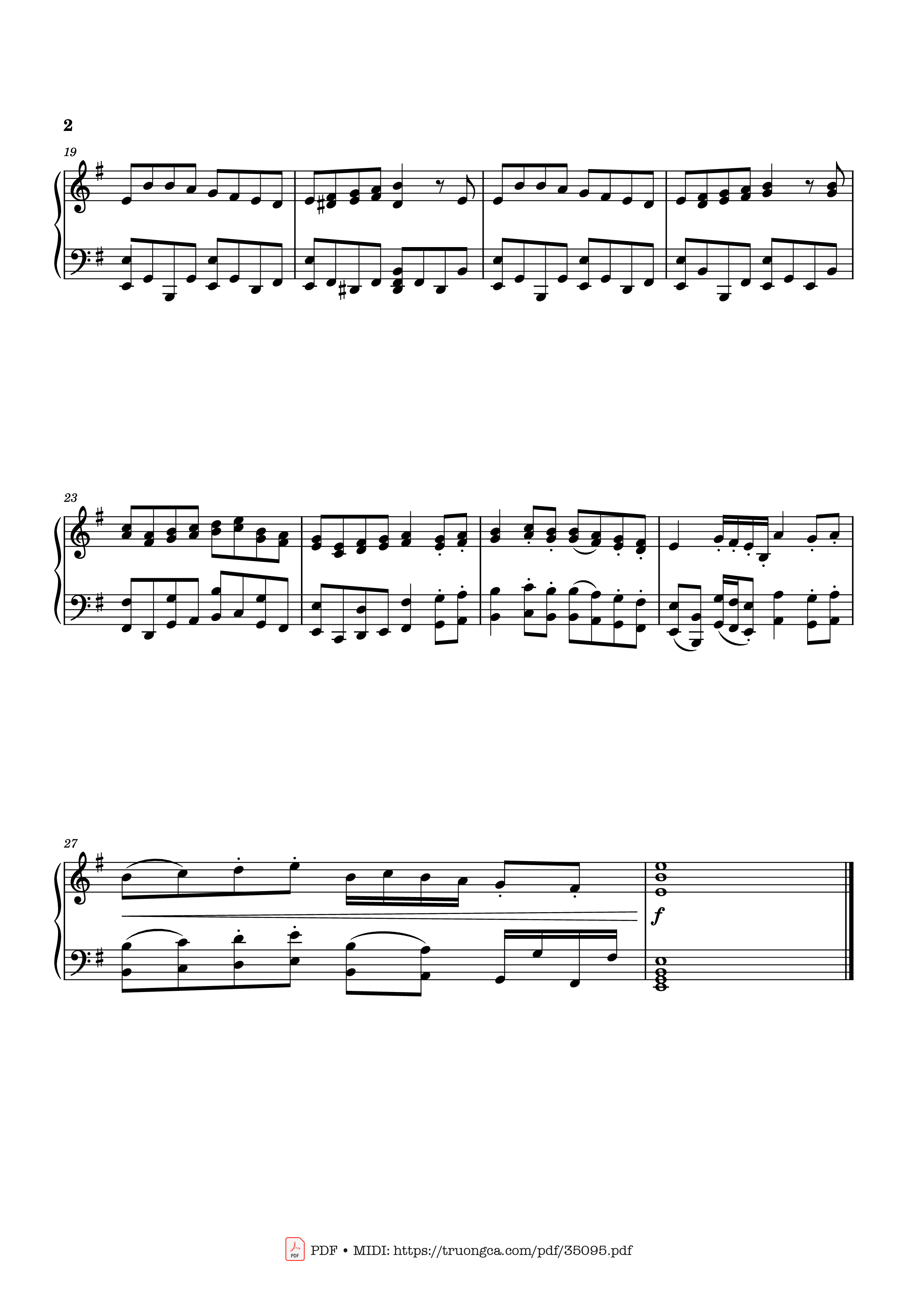 Page 2 of Sheet music PDF Piano God Rest You Merry Gentlemen Piano - English traditional
