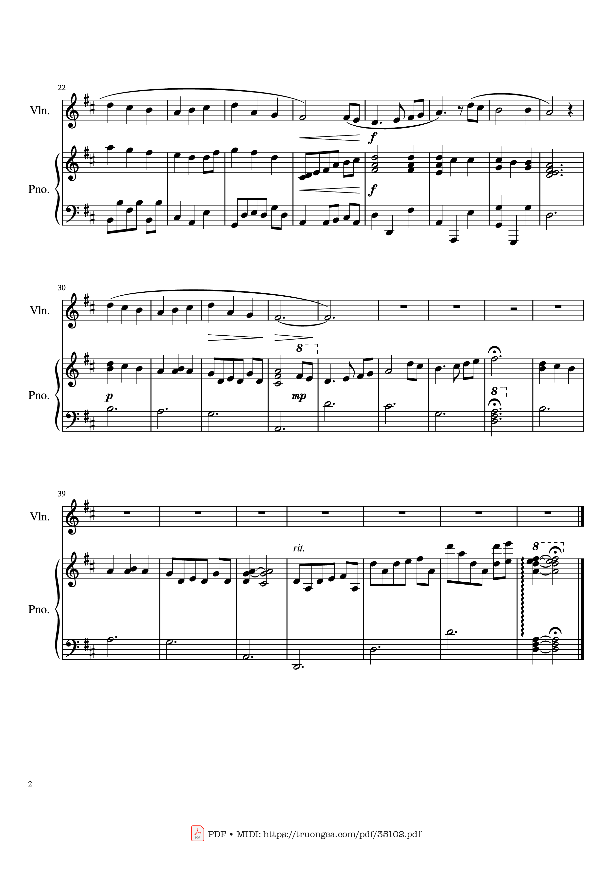 Page 2 of Sheet music PDF Piano The First Noel Violin & Piano - Traditional English