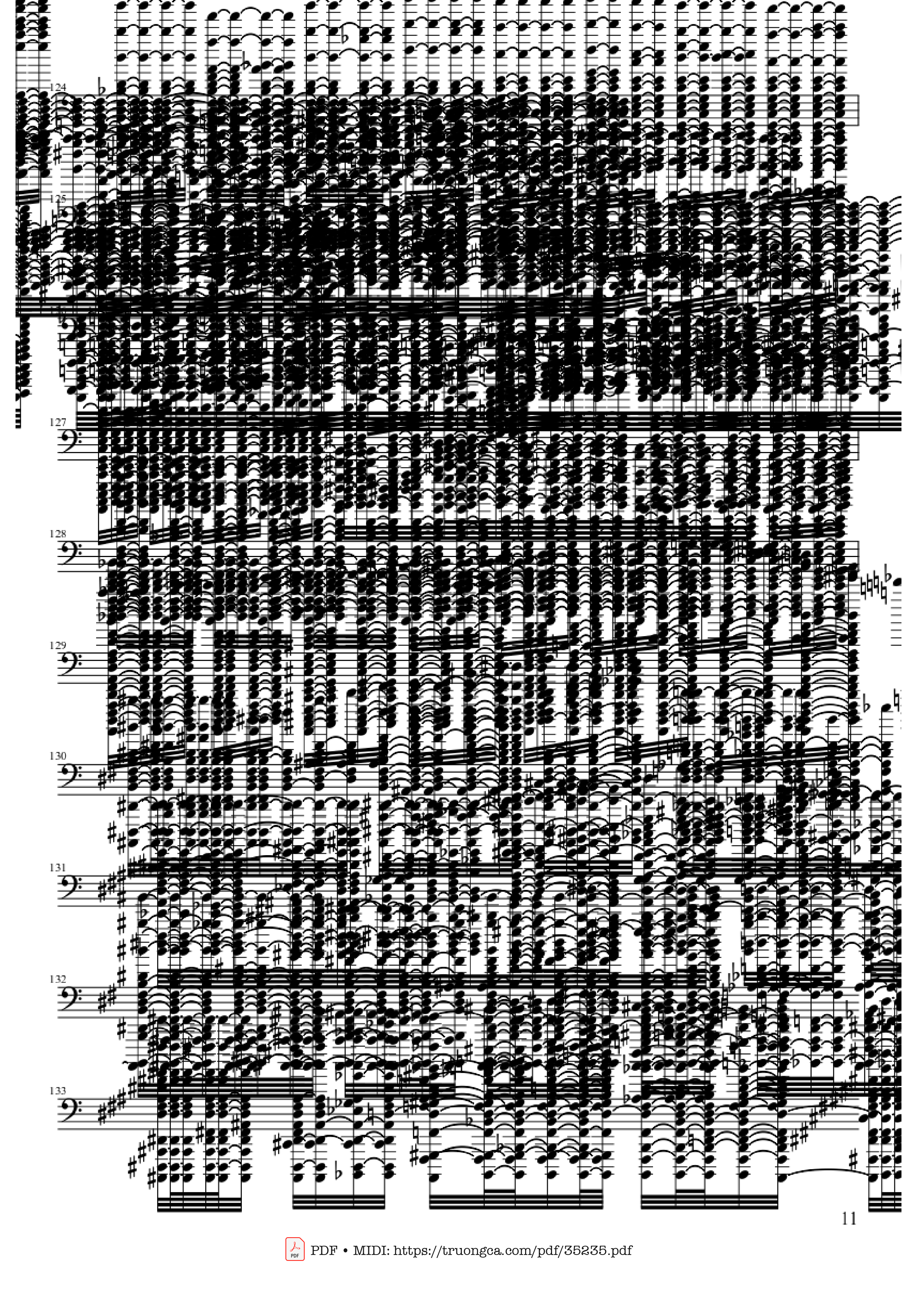 Page 11 of Sheet music PDF Piano U.N. Owen Was Her? - Death Waltz - Touhou