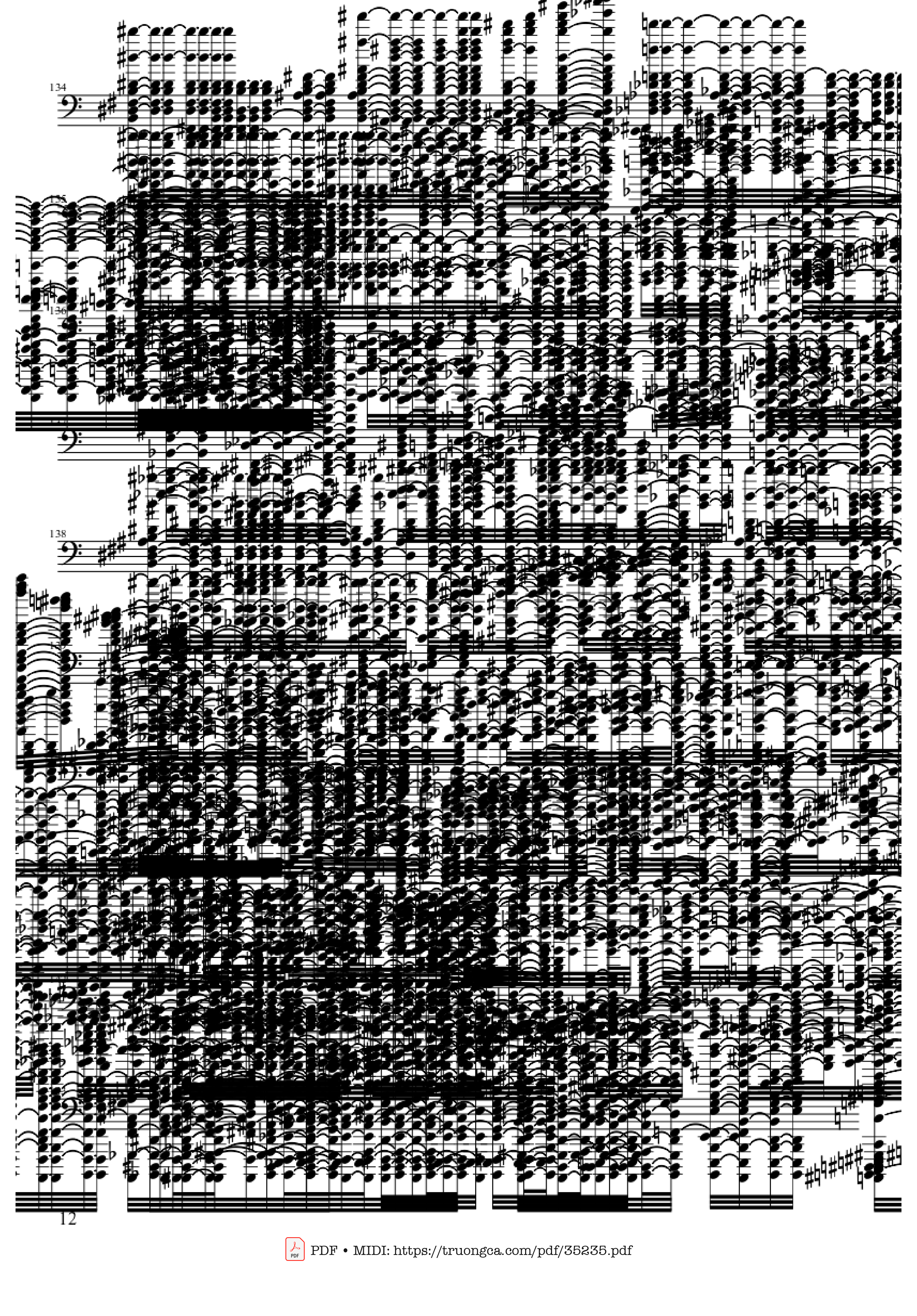 Page 12 of Sheet music PDF Piano U.N. Owen Was Her? - Death Waltz - Touhou